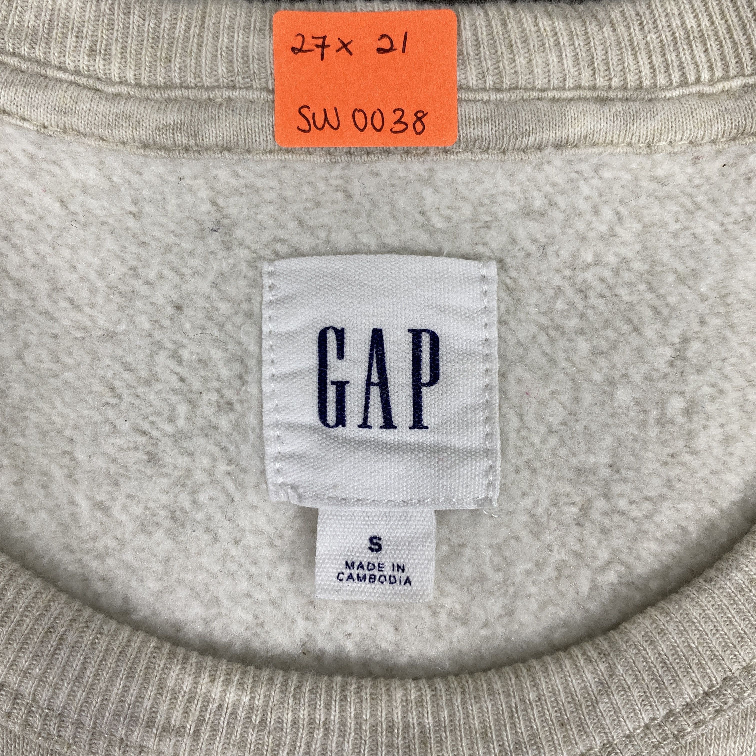 Gap Vintage GAP Spell Out Sweatshirt -SW038 Size US S / EU 44-46 / 1 - 5 Thumbnail