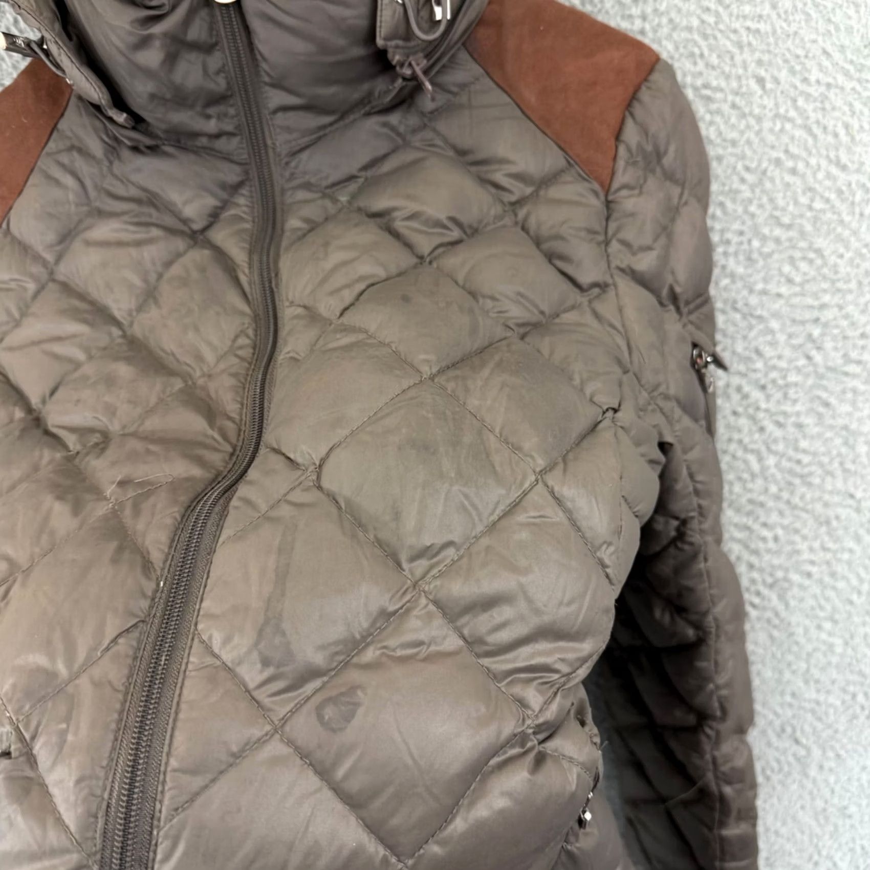 Ralph Lauren Lauren Ralph Lauren Jacket Women Small Brown Puffer Down Long Hooded Quilted Zip Size S / US 4 / IT 40 - 7 Thumbnail