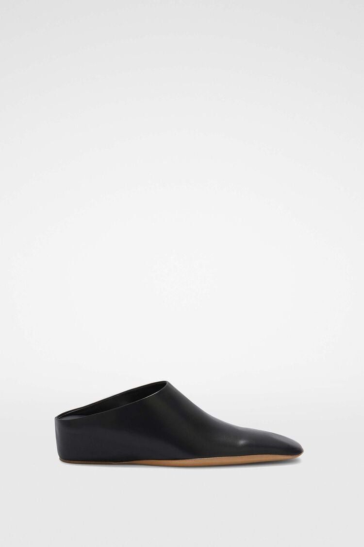 Jil Sander o1w1db10825 Mules in Black Size US 11 / IT 41 - 1 Thumbnail