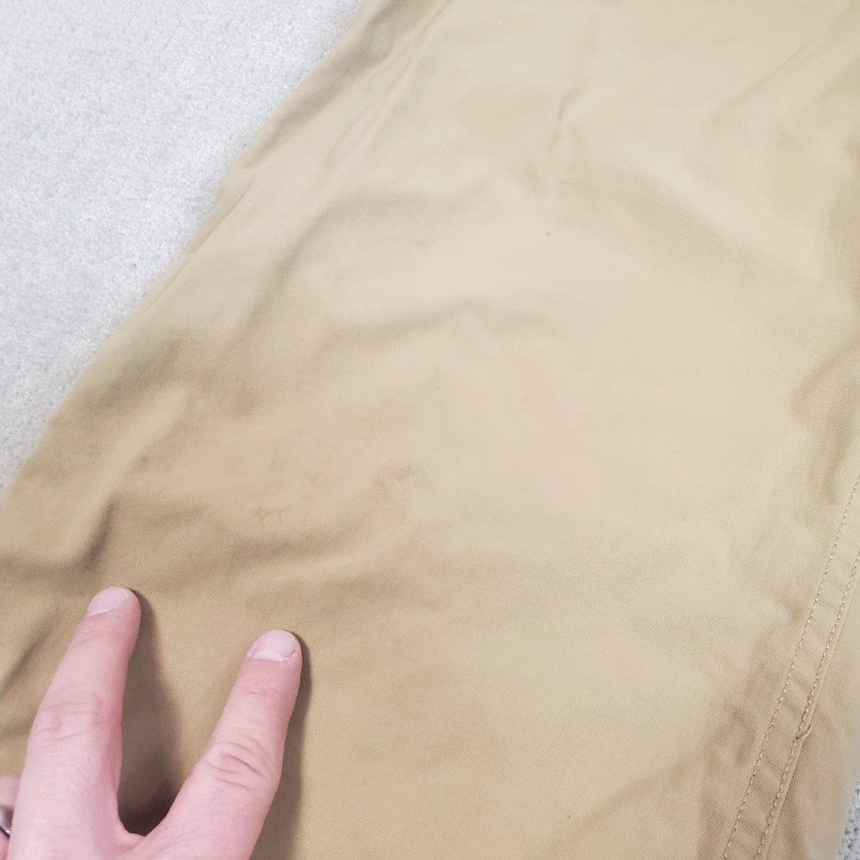Vintage Duluth Pants Mens XL Beige Cargo Jeans Nylon 34 in Inseam Regular Straight Pockets Logo Front Flat Front Outdoor Casual Workwear Outdoors Size US 36 / EU 52 - 5 Thumbnail