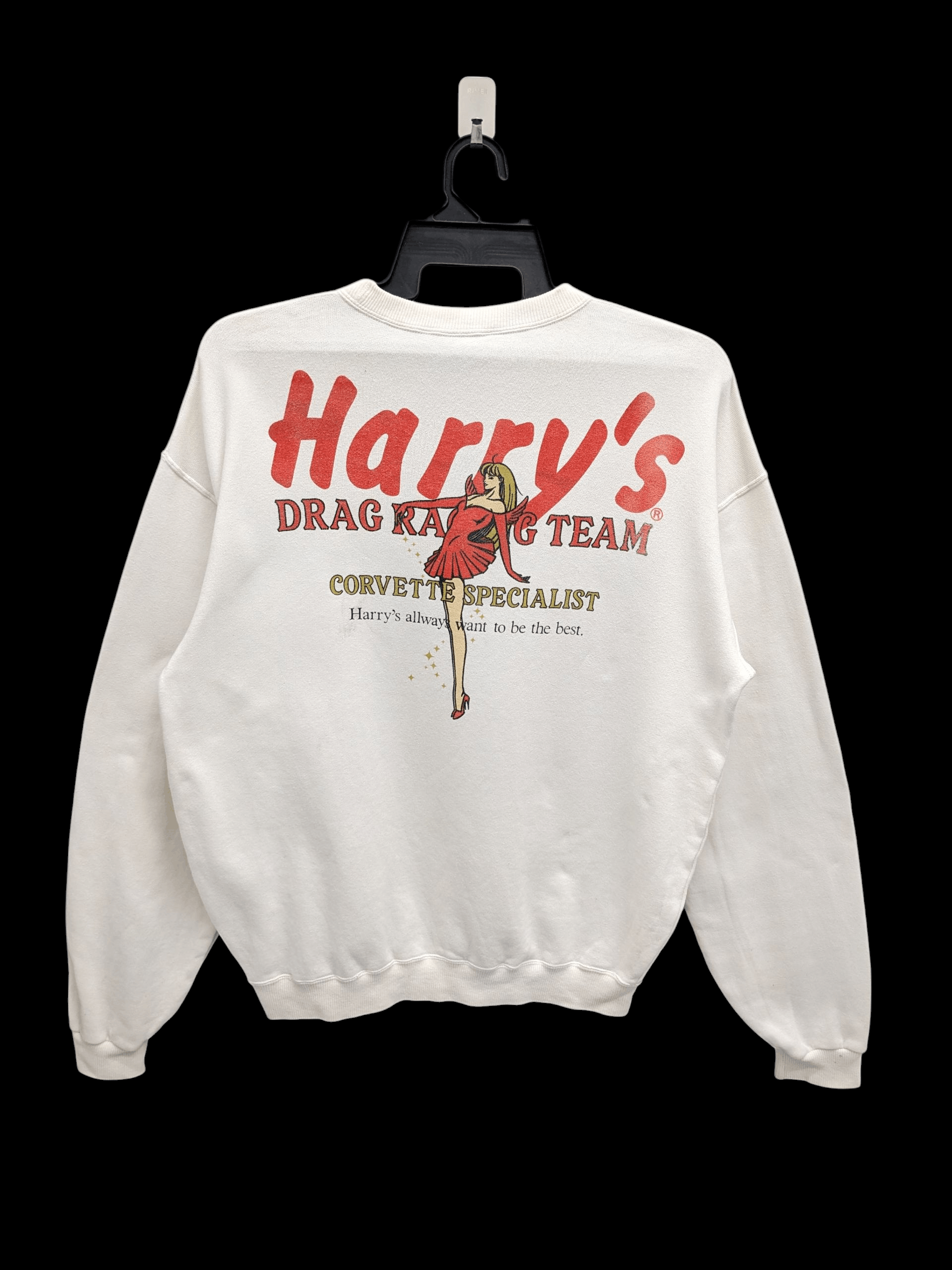 Other Vintage White Harry's Drag Racing Team Corvette Specialist Size US L / EU 52-54 / 3 - 1 Thumbnail