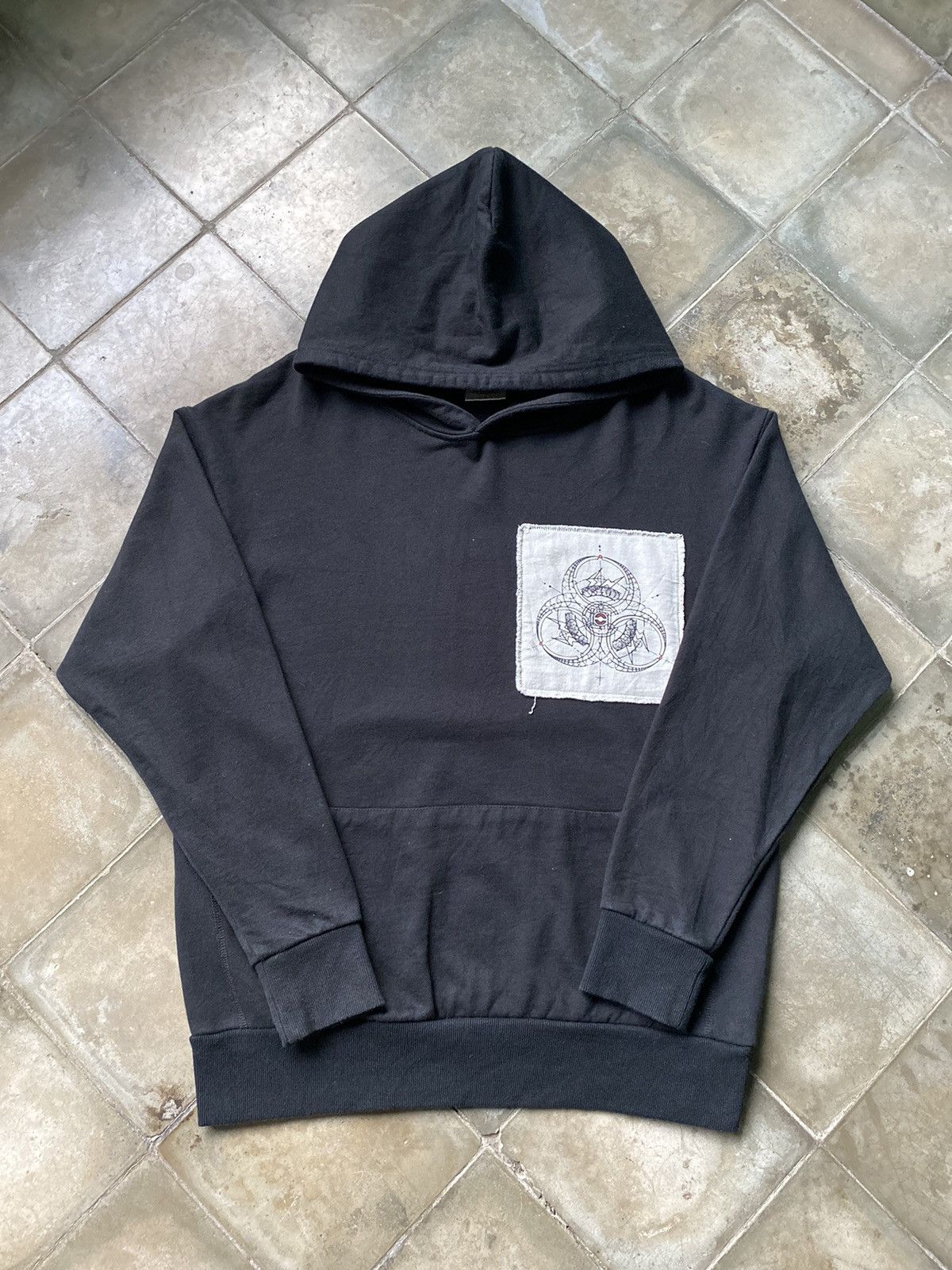 image of Archival Clothing x Clot Fragment X Innersect Hoodie in Black, Men's (Size Medium)