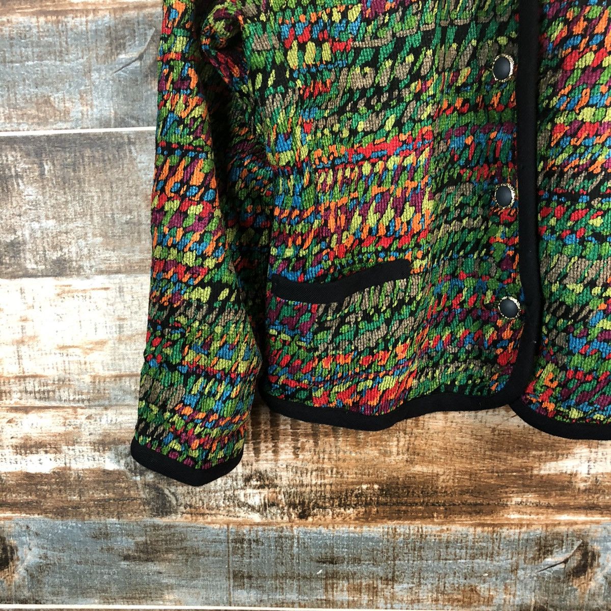 Japanese Brand Le marais Green Cardigan Knitwear #A2357 Size S / US 4 / IT 40 - 6 Thumbnail