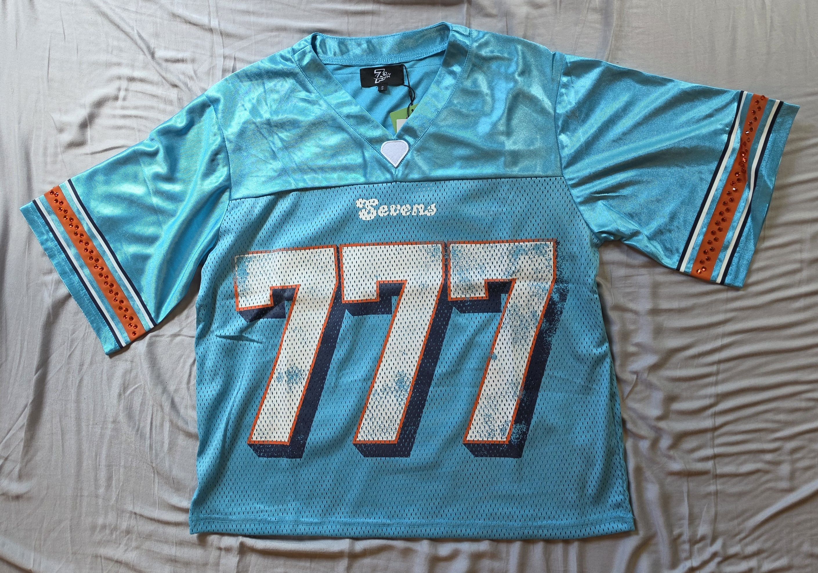 TRIPLE SEVENS Triple 7s Sevens Miami 777 Jersey Dolphins NFL Size S Size US S / EU 44-46 / 1 - 1 Thumbnail