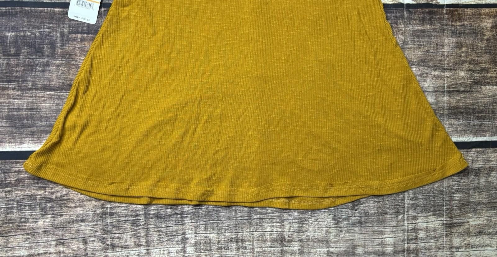 Free People Free People Tank Top Womens Small Petite Loose Fit Yellow Size S / US 4 / IT 40 - 7 Thumbnail