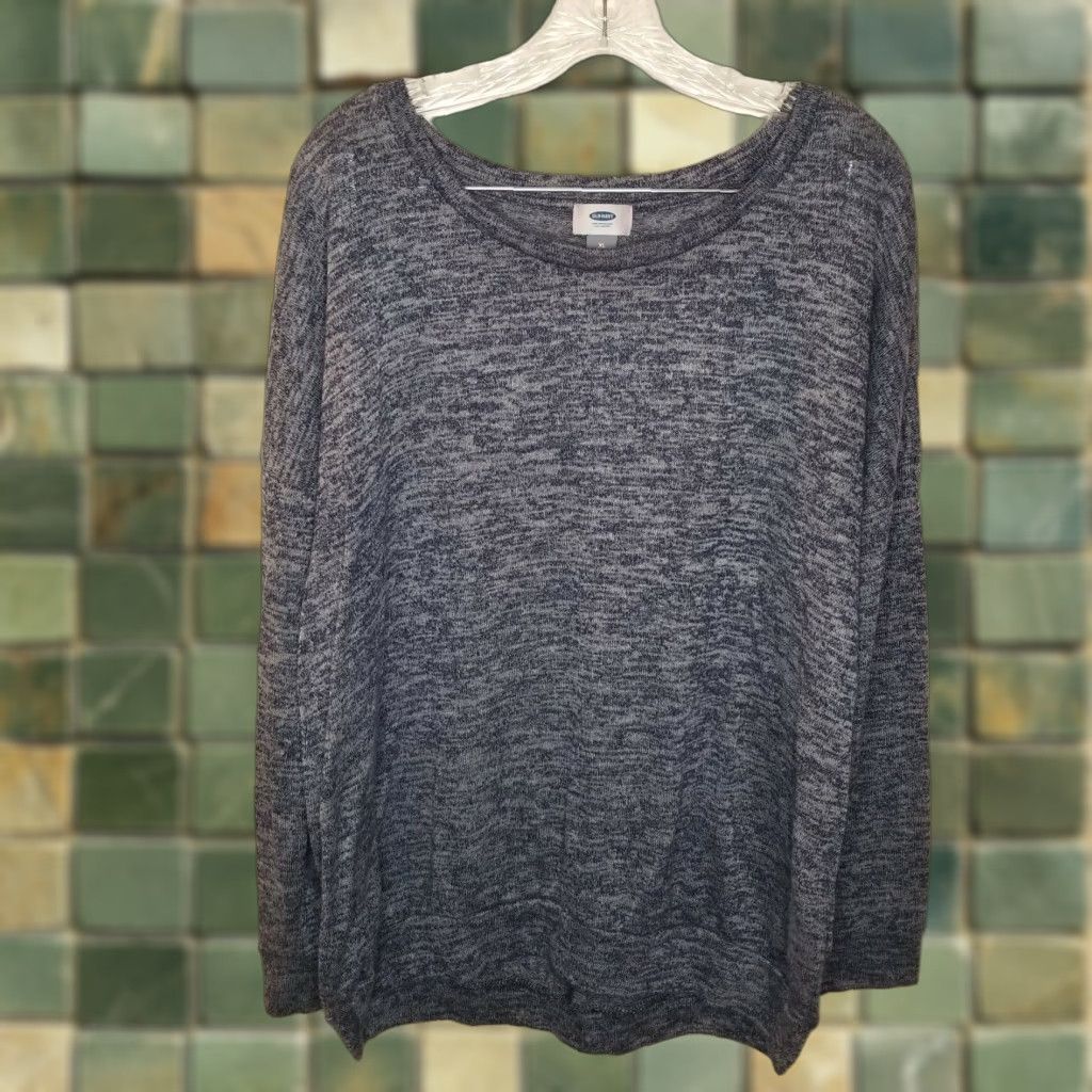 Old Navy Old Navy Sweater Women XL Blue Long Sleeve Round Neck Pullover Womens Size XL / US 12-14 / IT 48-50 - 1 Thumbnail