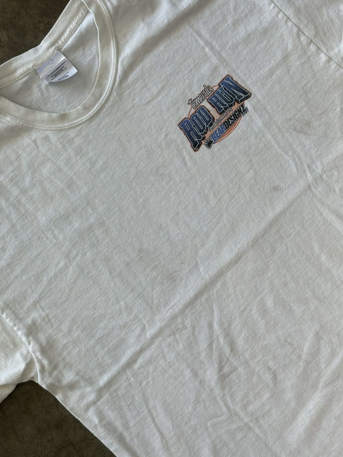 Vintage Vintage 2010 Temecula Hot Rod Run Tee XL Size US XL / EU 56 / 4 - 4 Thumbnail