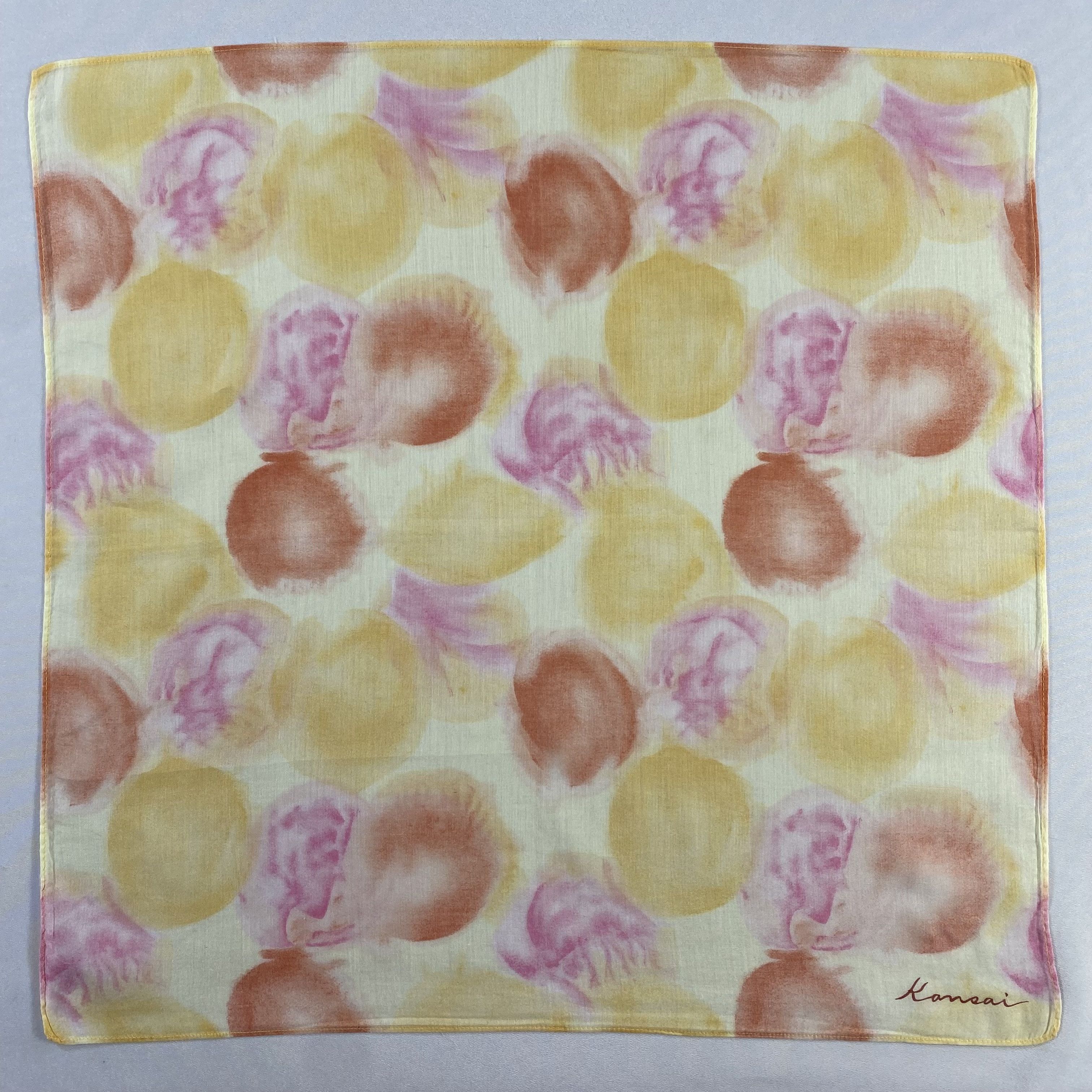 Kansai Yamamoto × Vintage Kansai Yamamoto Bandana/ Handkerchief / Neckerchief-P697 Size ONE SIZE - 1 Thumbnail