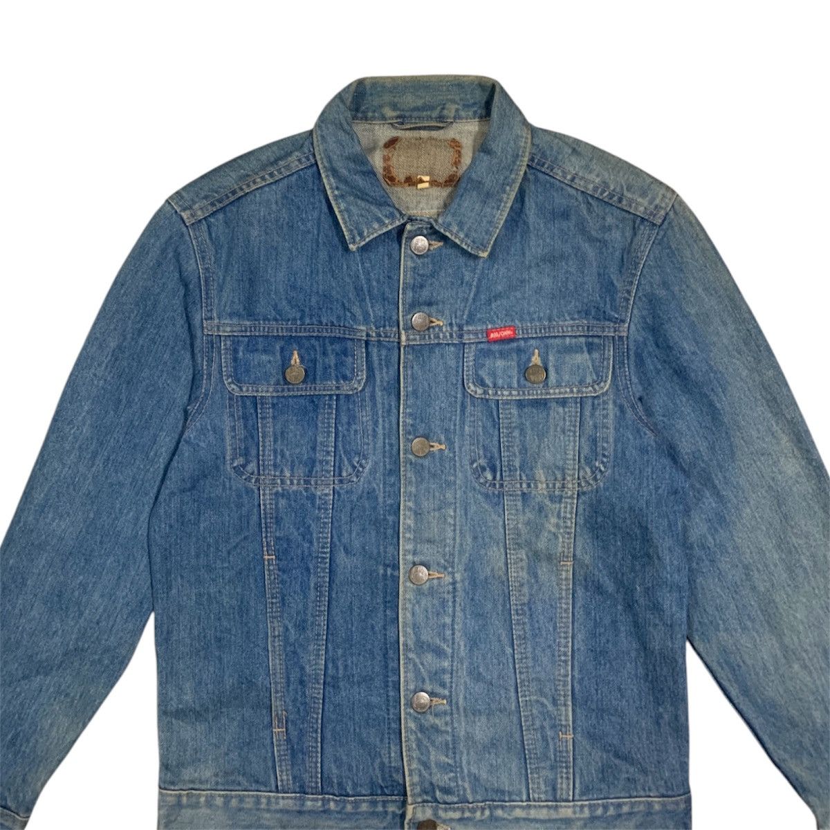 Big John Vintage Big John Sun Faded Trucker Denim Jacket Size US S / EU 44-46 / 1 - 2 Thumbnail