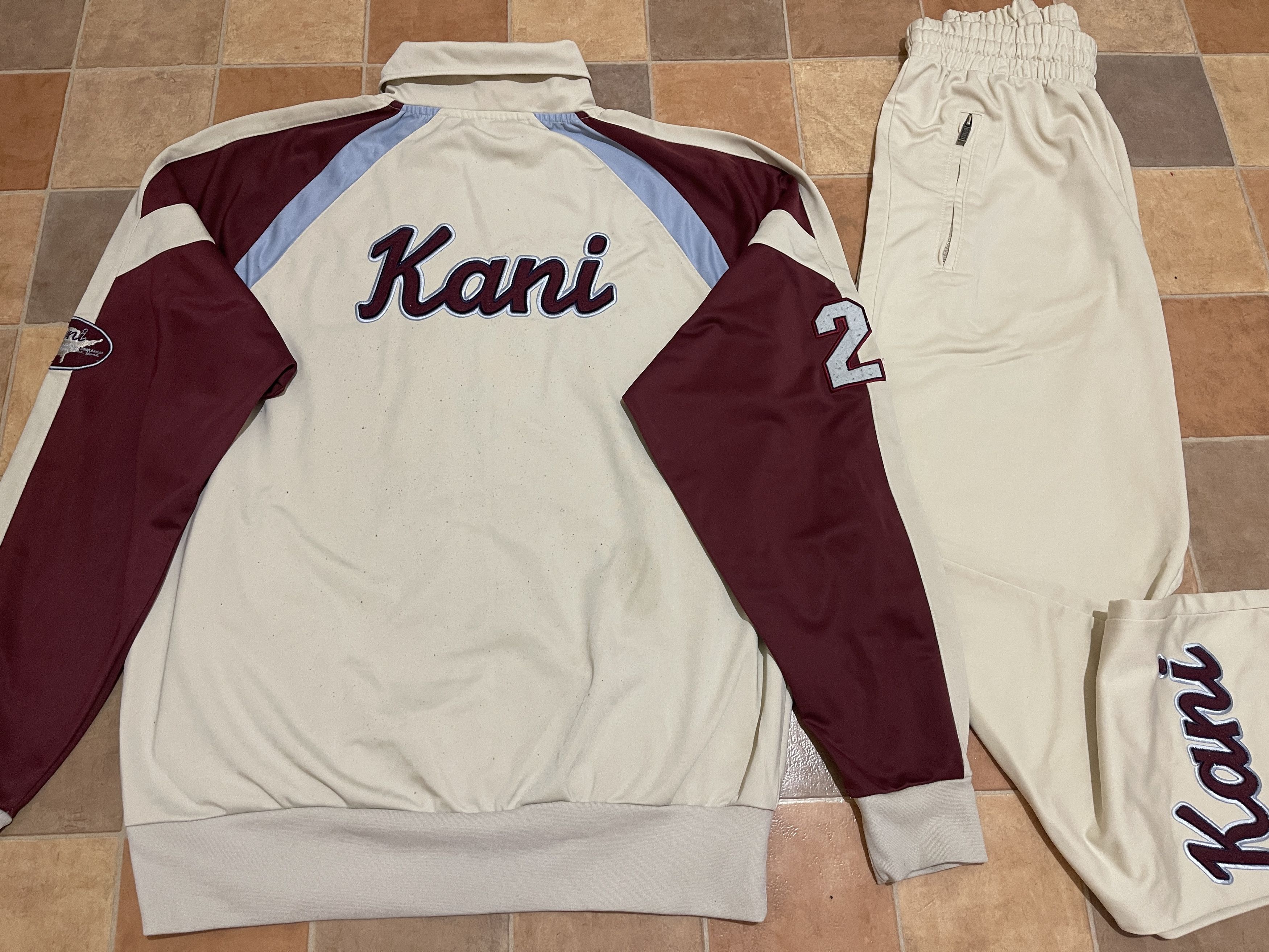 Karl Kani KARL KANI tracksuit, Kani track suit jacket pants set, 90s L Size US L / EU 52-54 / 3 - 2 Thumbnail