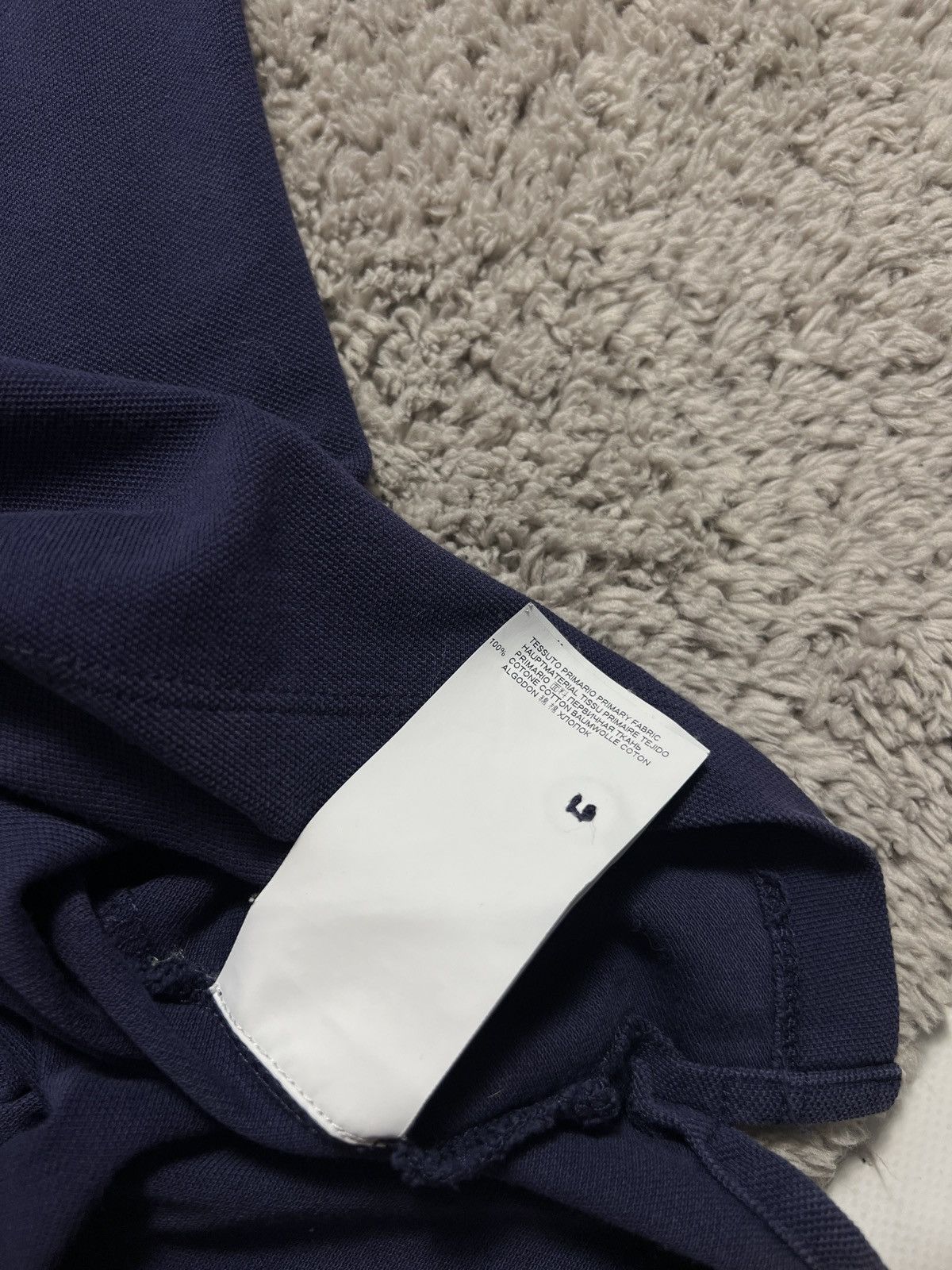 Vivienne Westwood Vivienne Westwood Polo T-Shirt Small Orb Logo Navy Size US L / EU 52-54 / 3 - 8 Thumbnail