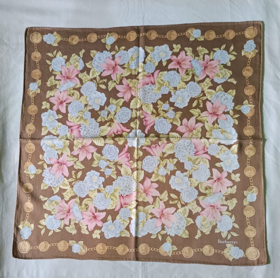 Burberry Vintage Burberry Handkerchief Size ONE SIZE - 2 Thumbnail