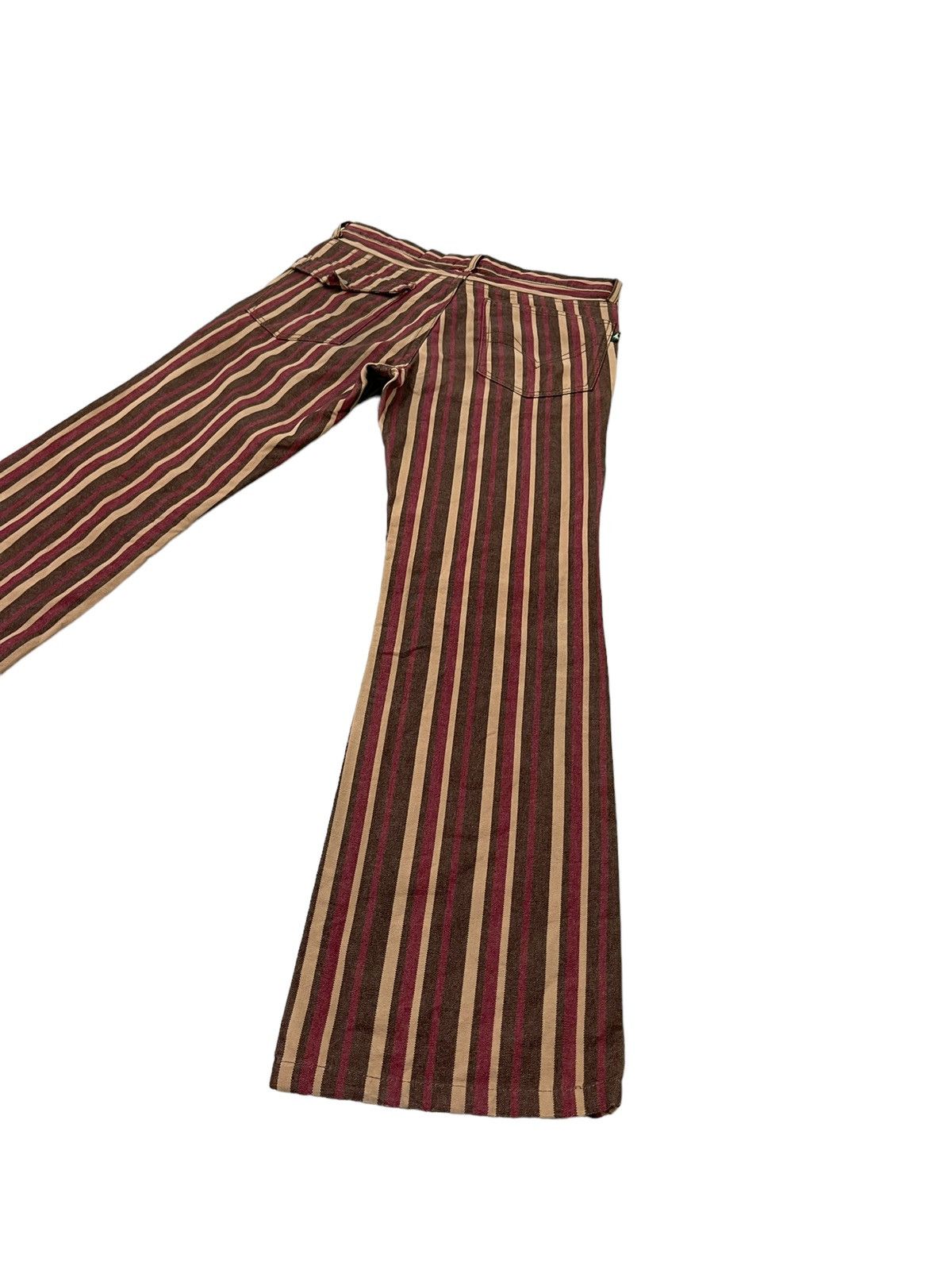 Japanese Brand Flare Jeans 291295 Homme Japan Striped Pant 6🟦2 Size US 32 / EU 48 - 12 Thumbnail