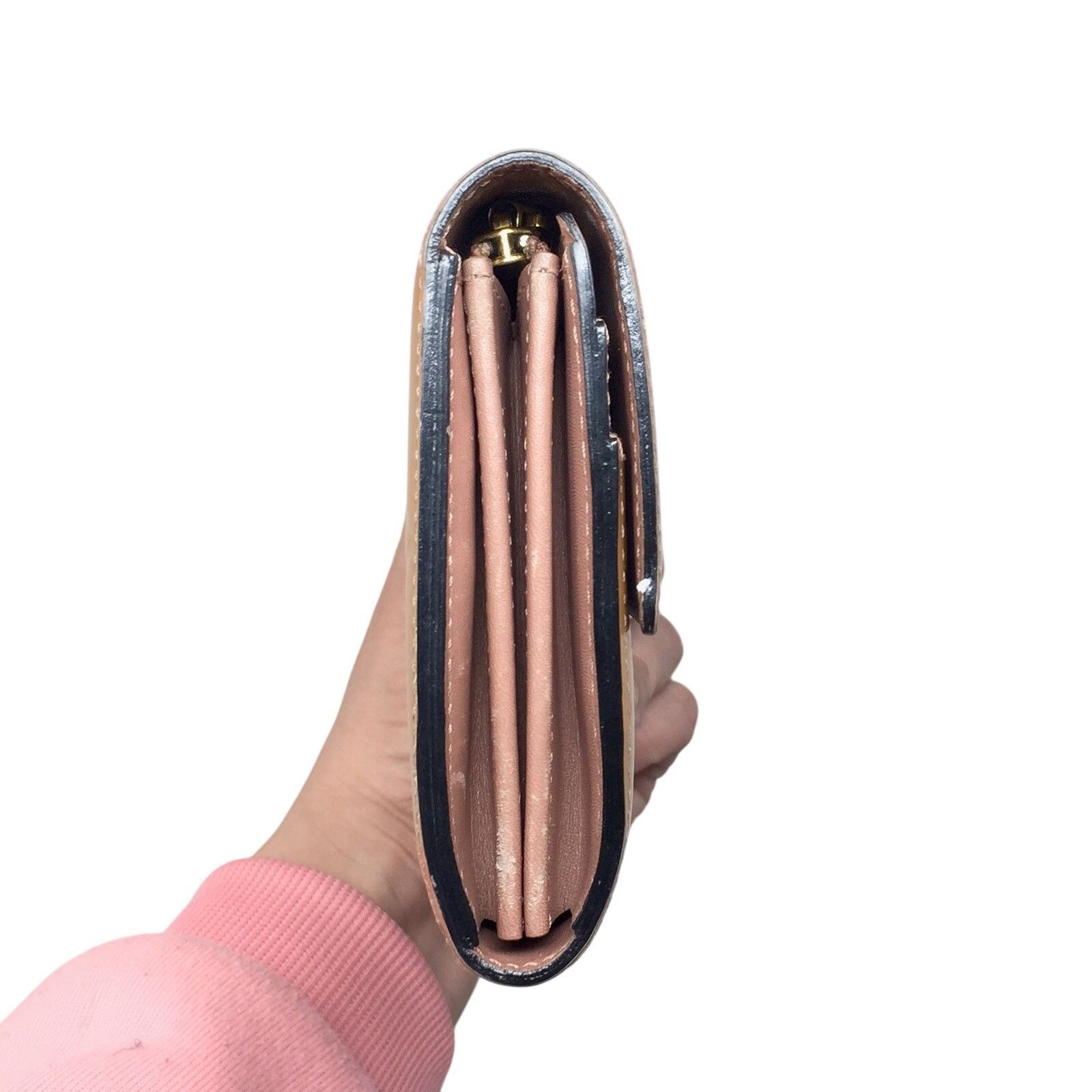 Louis Vuitton Louis Vuitton Vernis Monogram Sarah Long Wallet -Bronze Size ONE SIZE - 6 Thumbnail