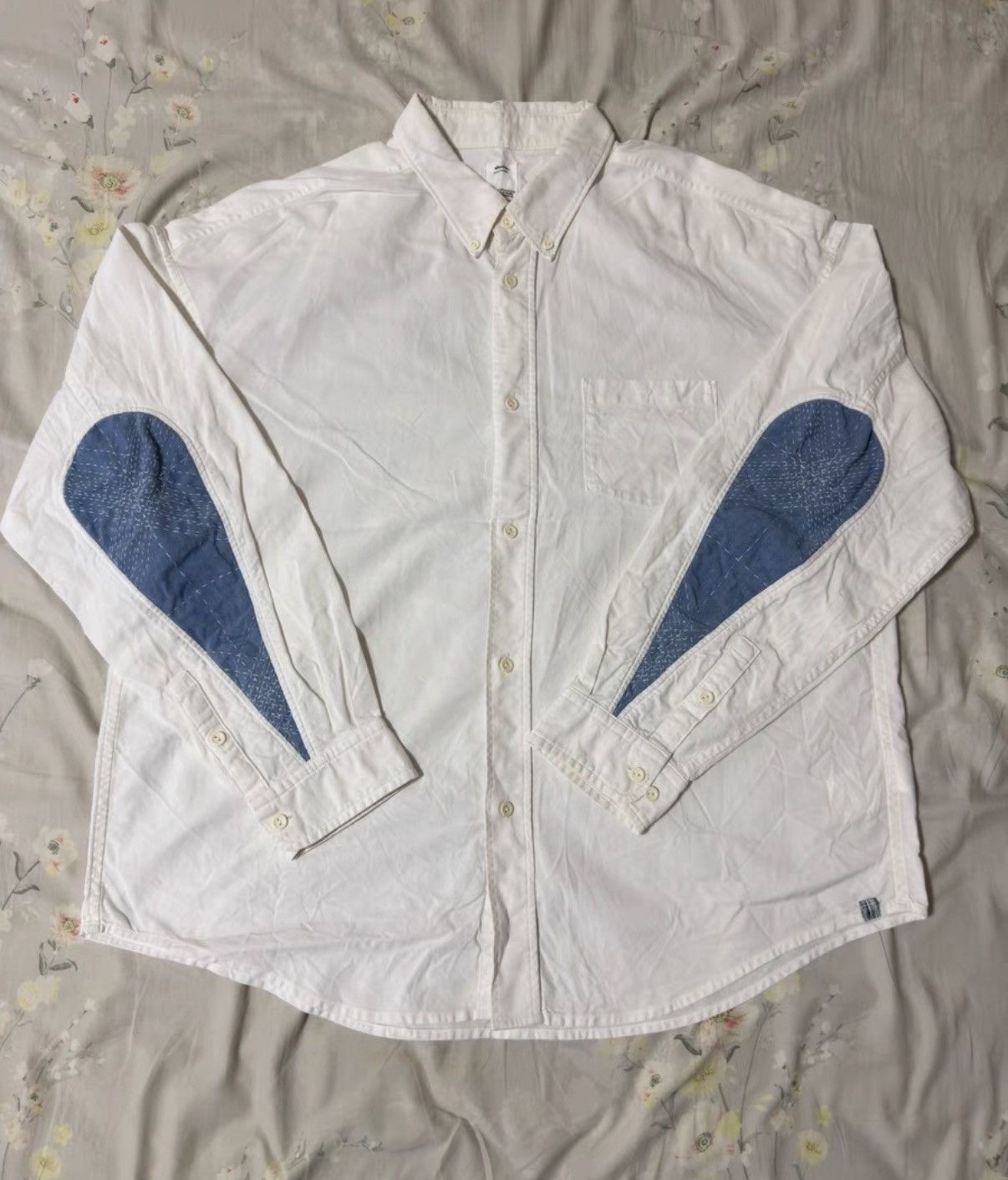 Visvim visvim 22SS Sashiko antique fabric drop-stitch shirt Size US XL / EU 56 / 4 - 1 Thumbnail