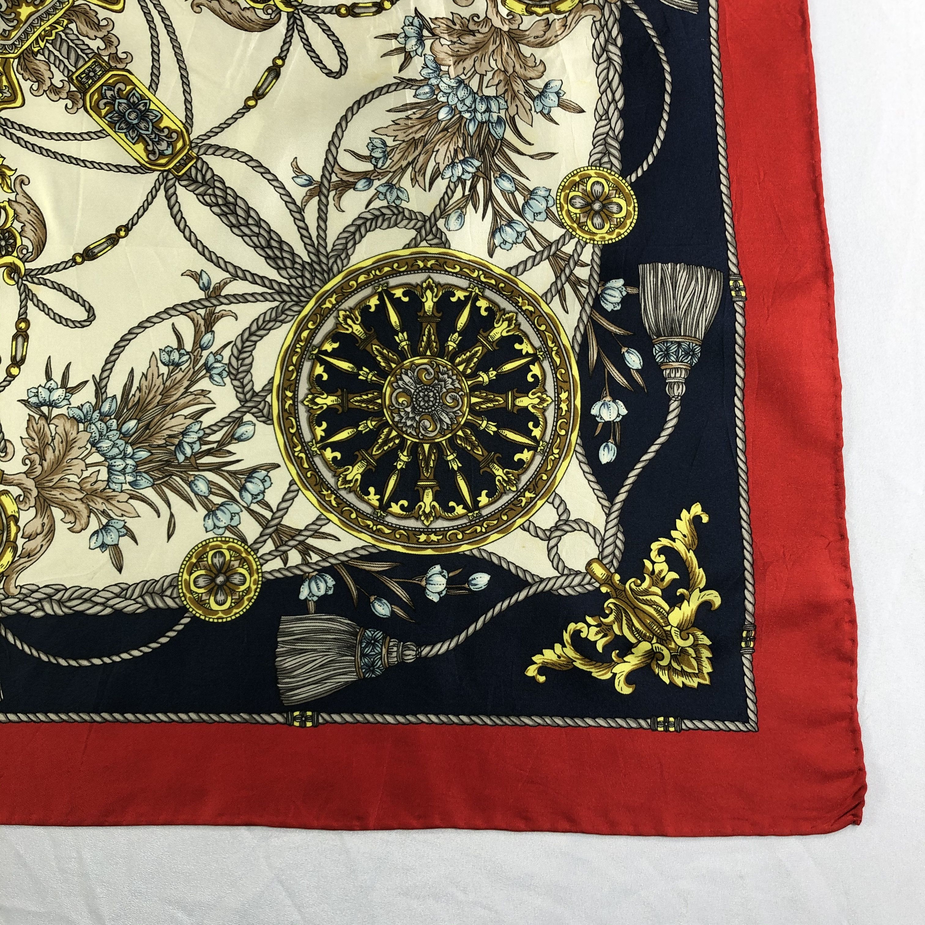 Vintage Vintage Silk Scarf Size ONE SIZE - 3 Thumbnail