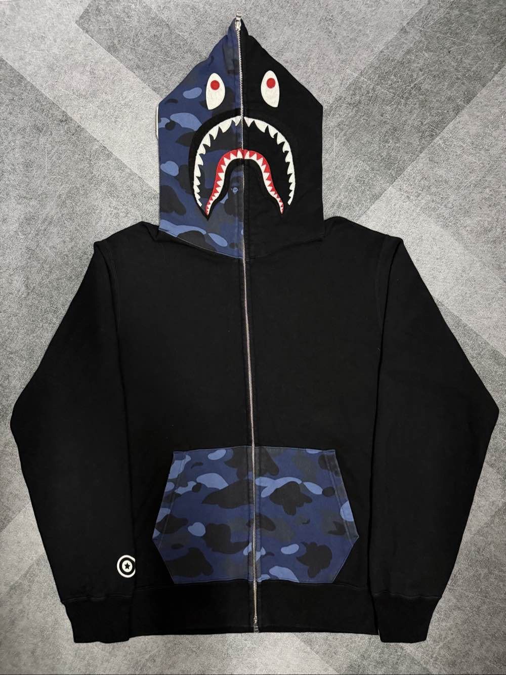 Bape A Bathing Ape WGM Shark Full Zip Hoodie XL Size US XL / EU 56 / 4 - 1 Thumbnail