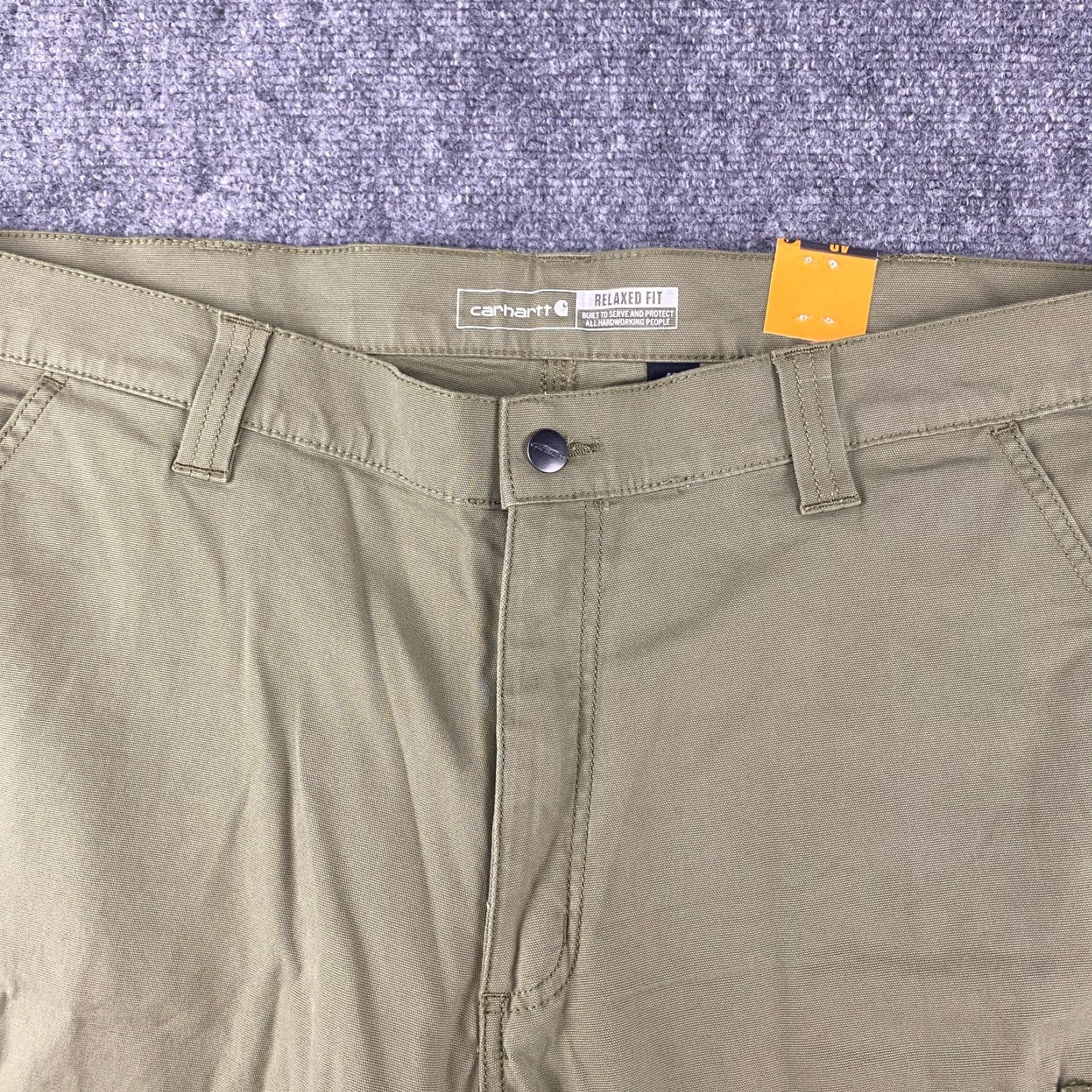 Carhartt Carhartt Rugged Flex Cargo Work Shorts Mens 40 Green Relaxed Fit Canvas 9" NWT Size US 40 / EU 56 - 2 Thumbnail
