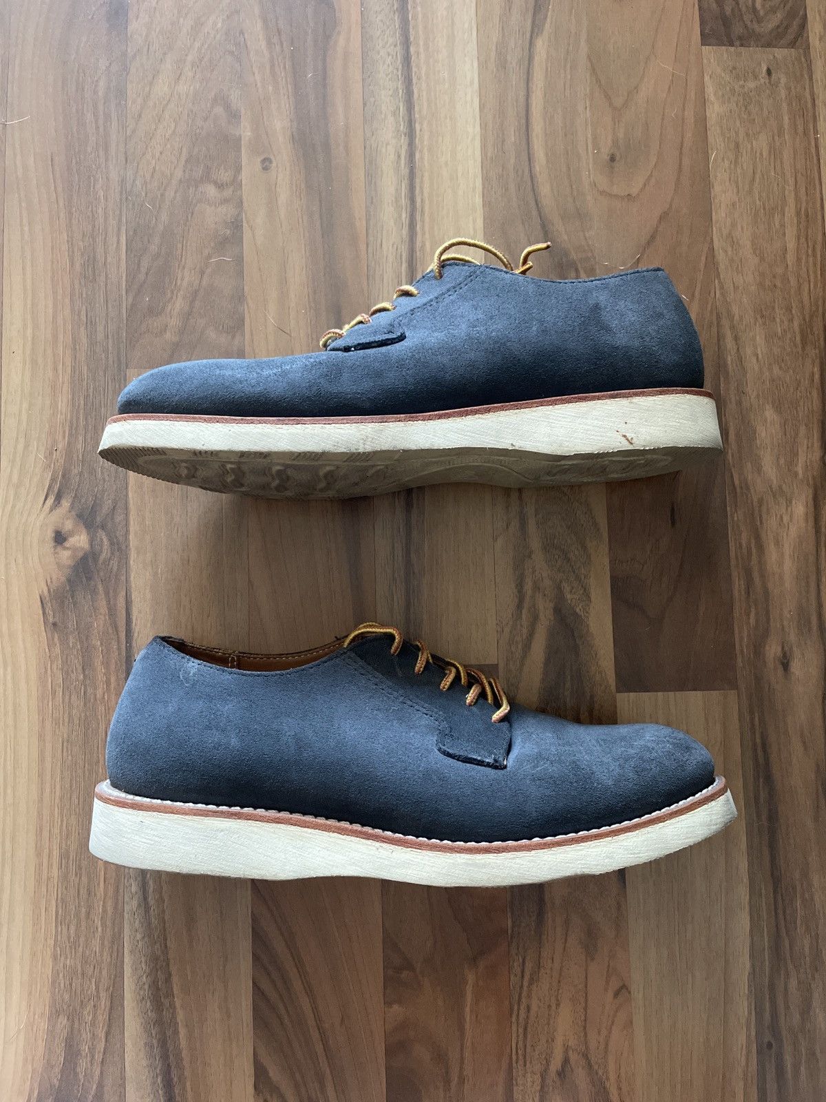 Red Wing Redwing Postman Blue Suede Oxford Size US 8.5 / EU 41-42 - 1 Thumbnail