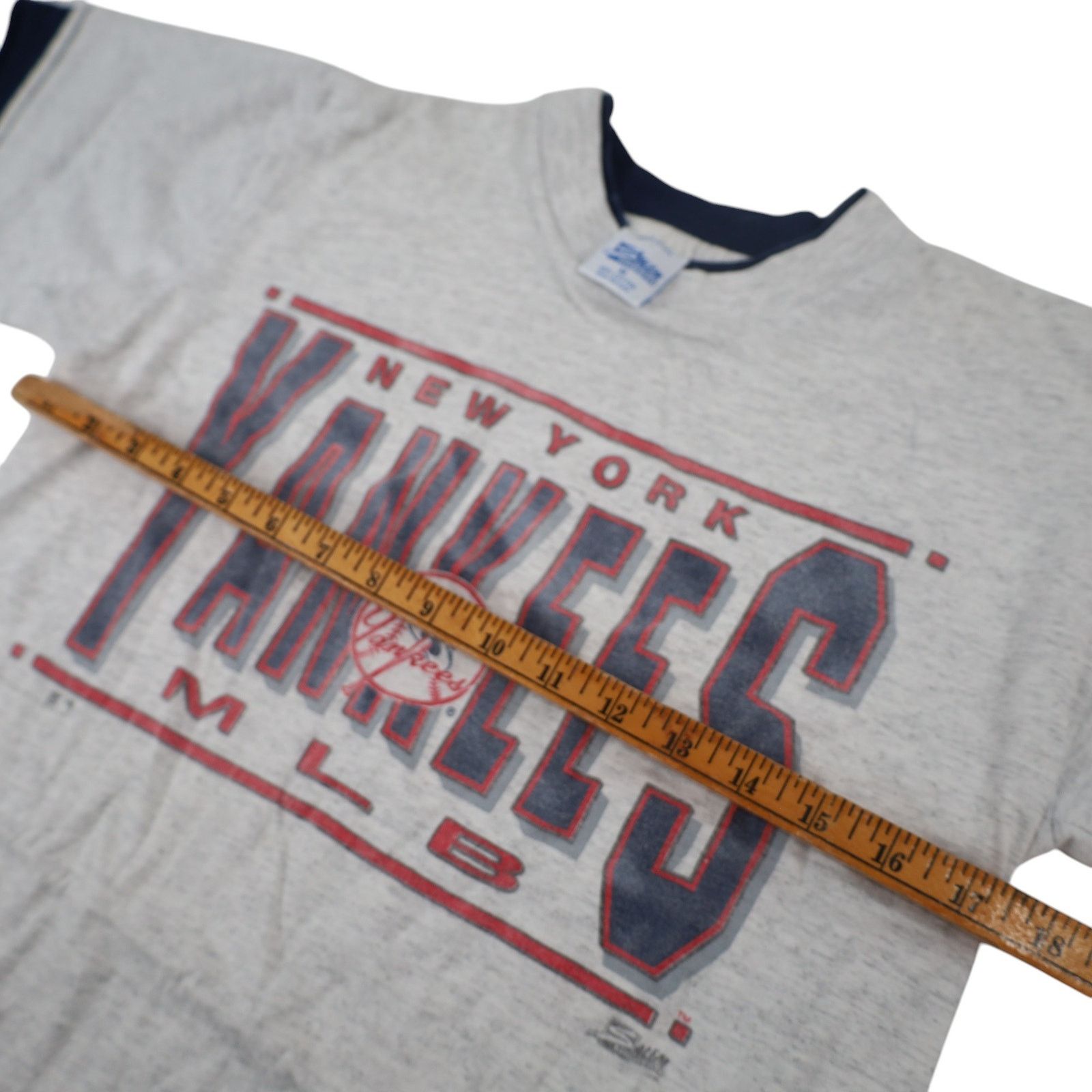 Salem Sportswear × Vintage VTG 90s Salem Sportswear New York Yankees Graphic T Shirt Size US M / EU 48-50 / 2 - 8 Thumbnail