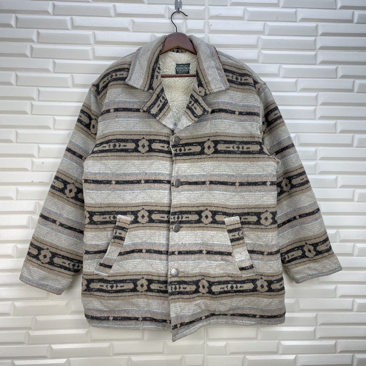 Designer Vintage Japanese Brand Kearney House Sherpa Jacket Size US M / EU 48-50 / 2 - 2 Thumbnail
