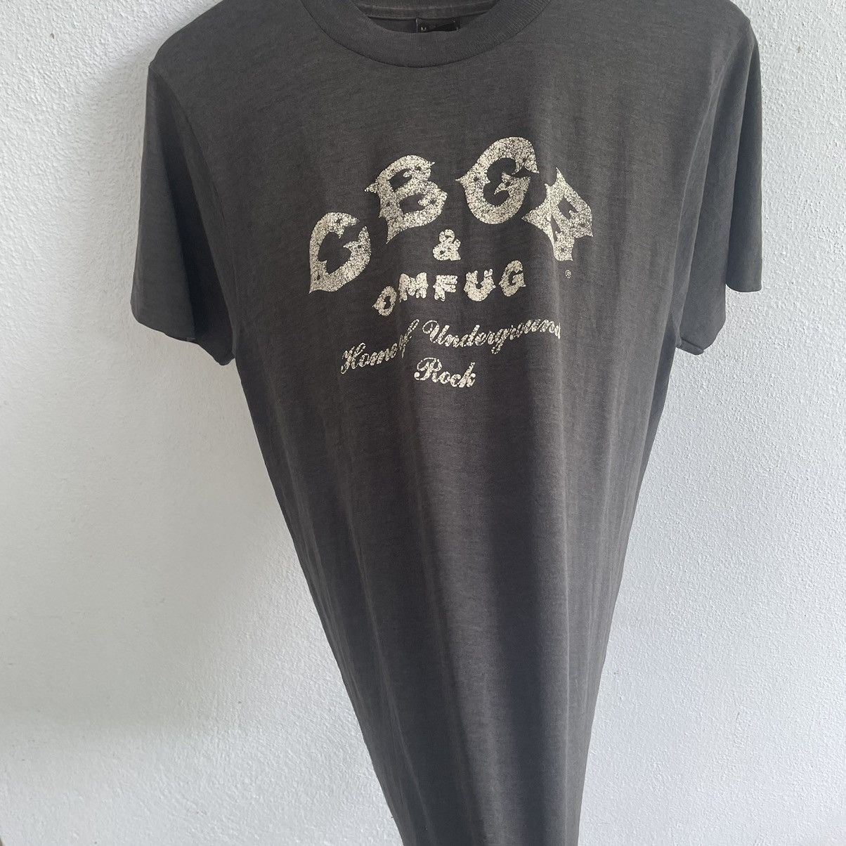 Band Tees × Vintage Vintage 80s CBGB OMFUG tshirt Size US M / EU 48-50 / 2 - 8 Thumbnail