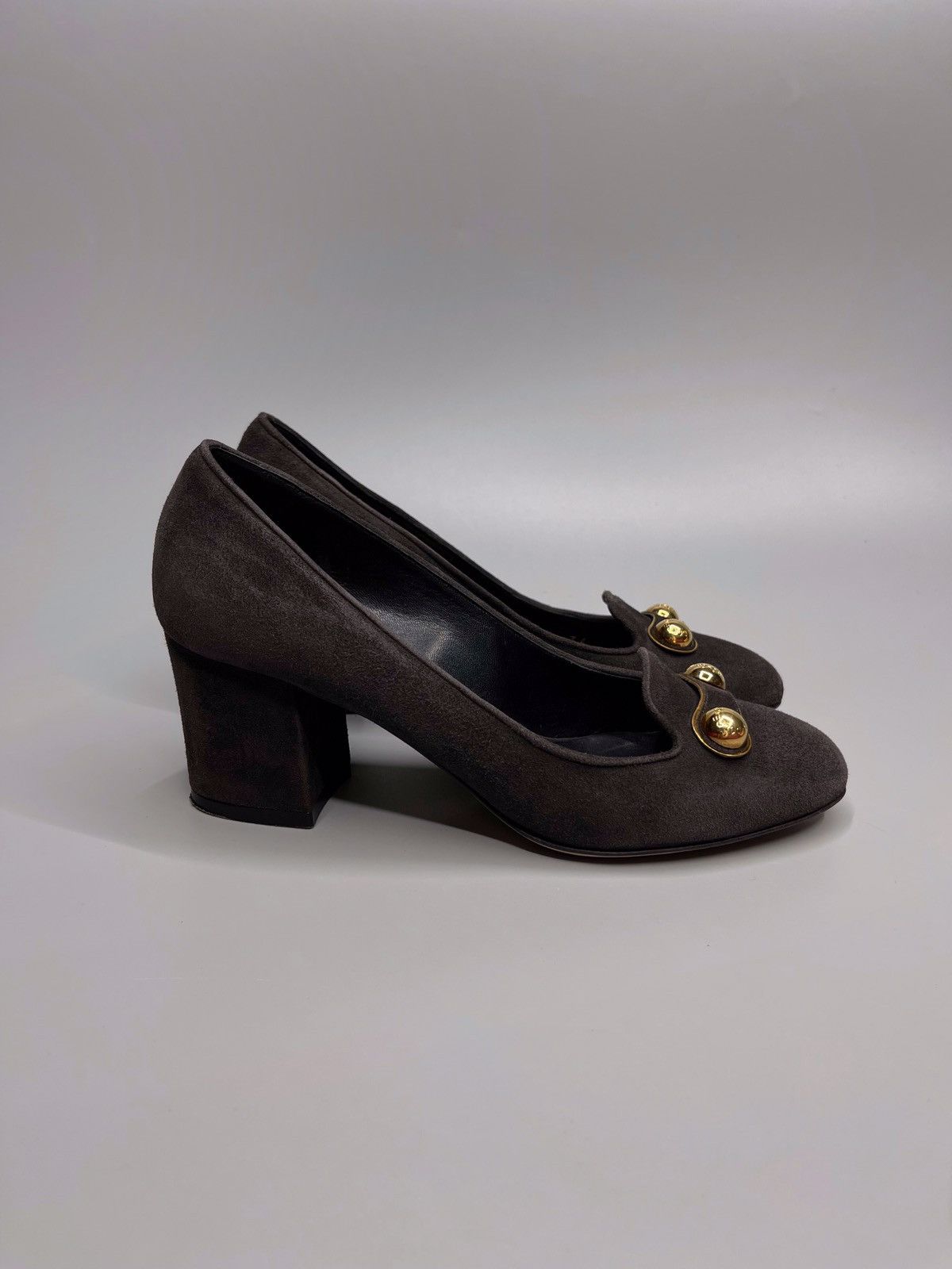 Dolce & Gabbana Rare Dolce Gabbana Suede Heels Size US 6 / IT 36 - 1 Thumbnail