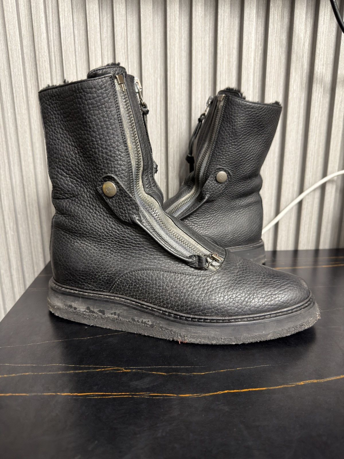 Balenciaga 🕷️Front double zip boots Size US 9 / EU 42 - 2 Thumbnail