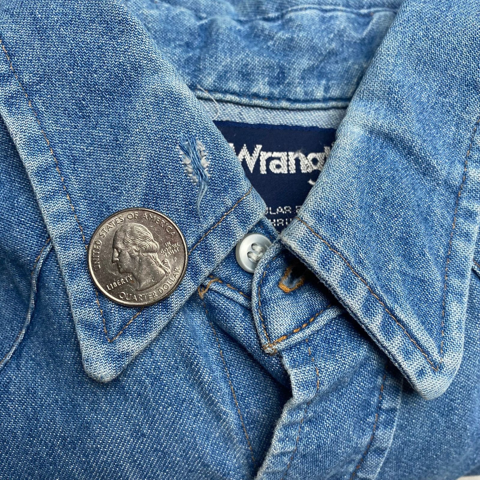 Vintage × Wrangler Vintage 1994 Wrangler NFR National Finals Rodeo Denim Small Size US S / EU 44-46 / 1 - 15 Thumbnail