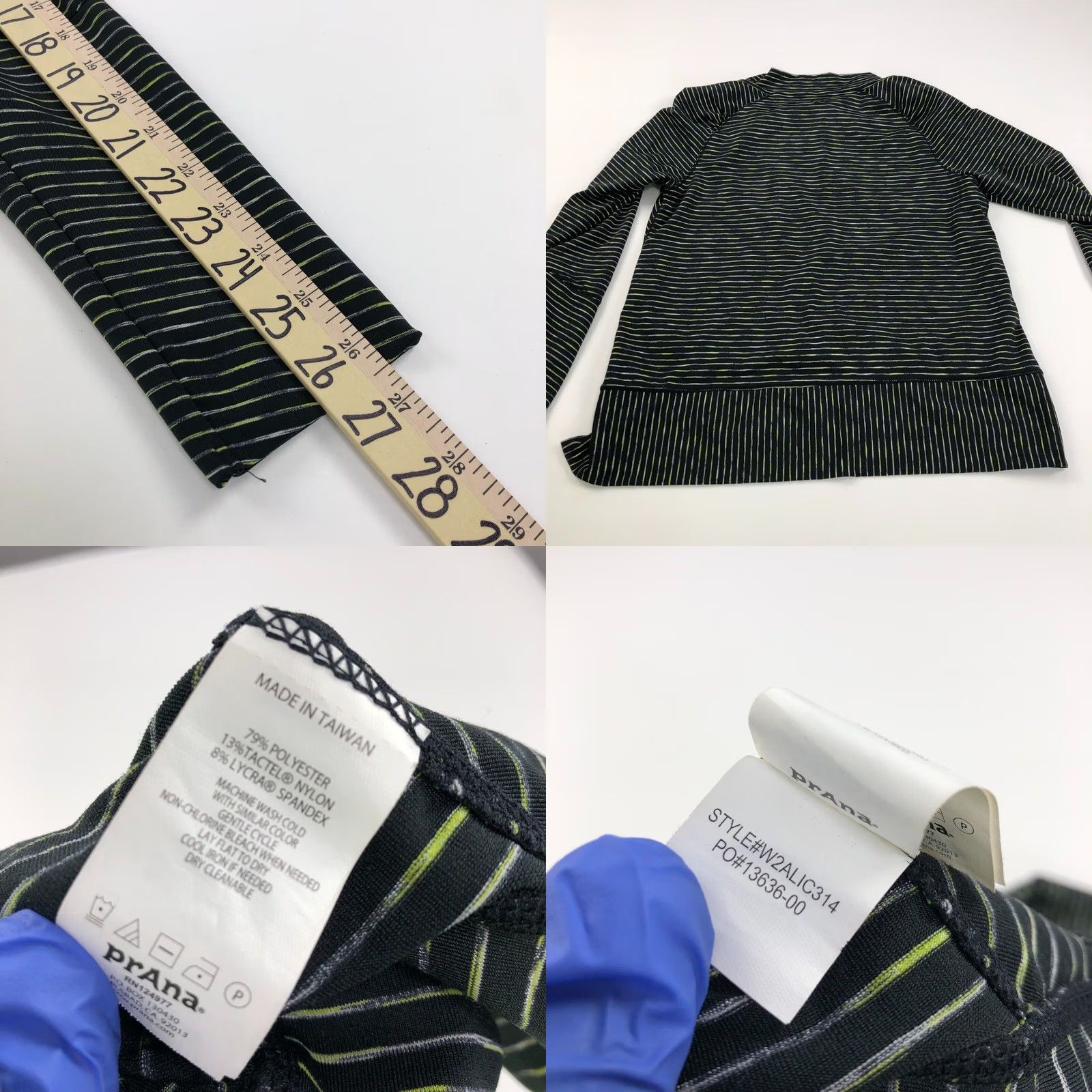 Prana prAna Alicia Pullover Top Womens Medium Black Athleisure w2alic314 Size M / US 6-8 / IT 42-44 - 8 Thumbnail