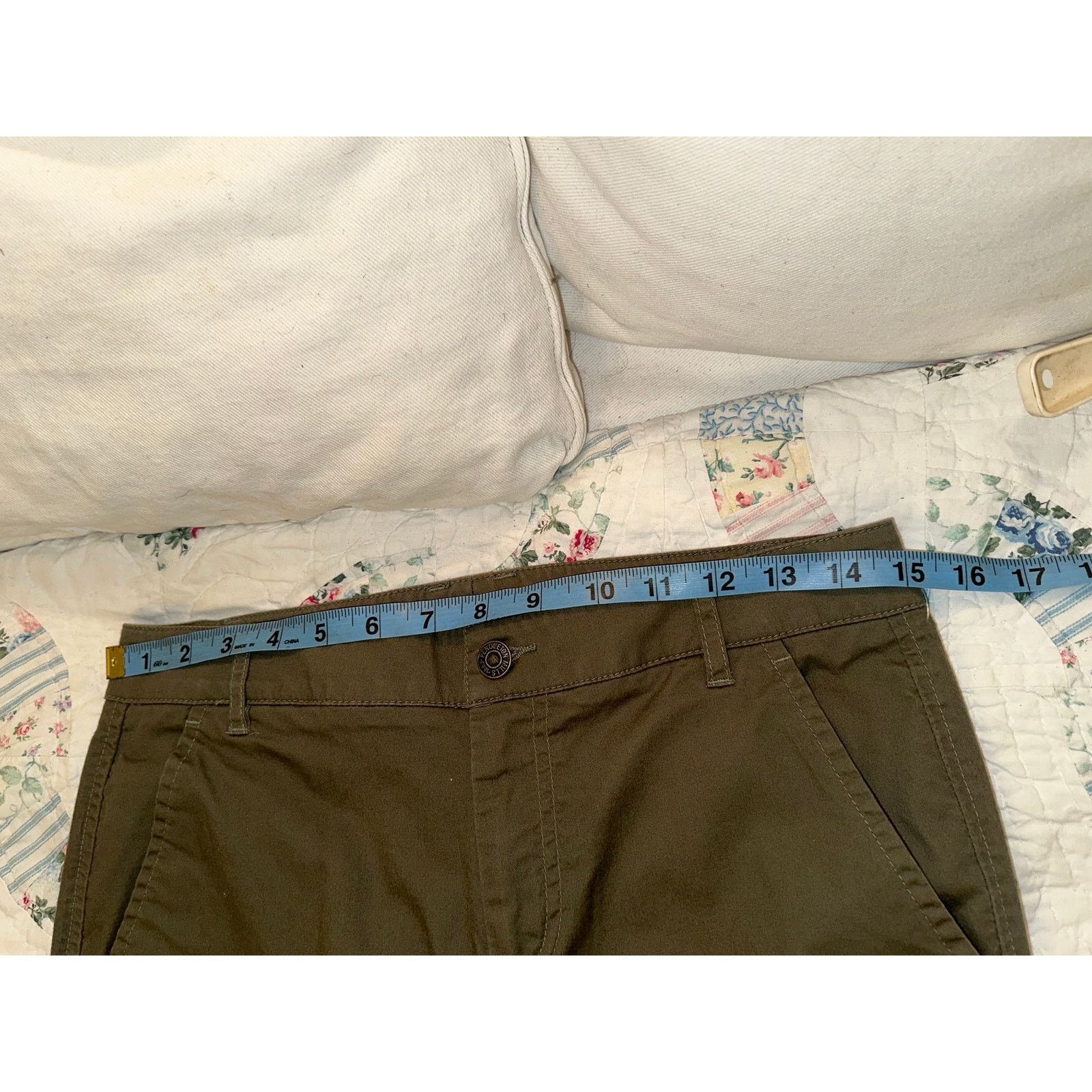 Pendleton PENDLETON CLASSIC OLIVE KHAKIS COTTON PANTS 4 Size 27" / US 4 / IT 40 - 5 Thumbnail