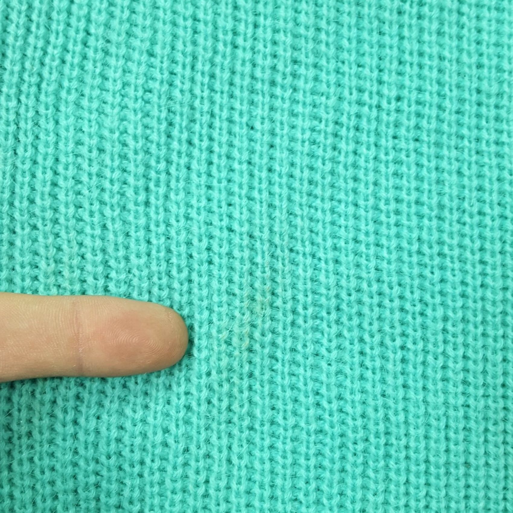 Vintage VINTAGE Knit A-Line Skirt Women's S Blue 80s 90s High Waist Midi Pencil Knit deVille Vintage Retro Size 28" / US 6 / IT 42 - 4 Thumbnail