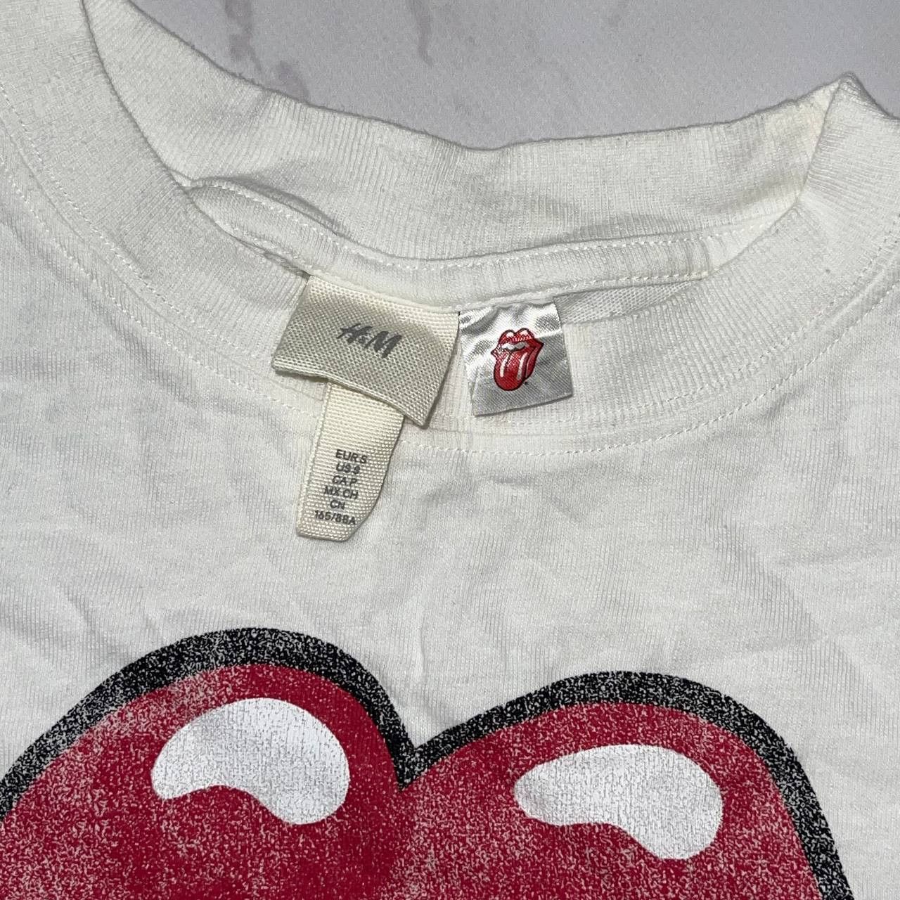Vintage H&M Sz S THE ROLLING STONES Vintage White Size US S / EU 44-46 / 1 - 8 Thumbnail