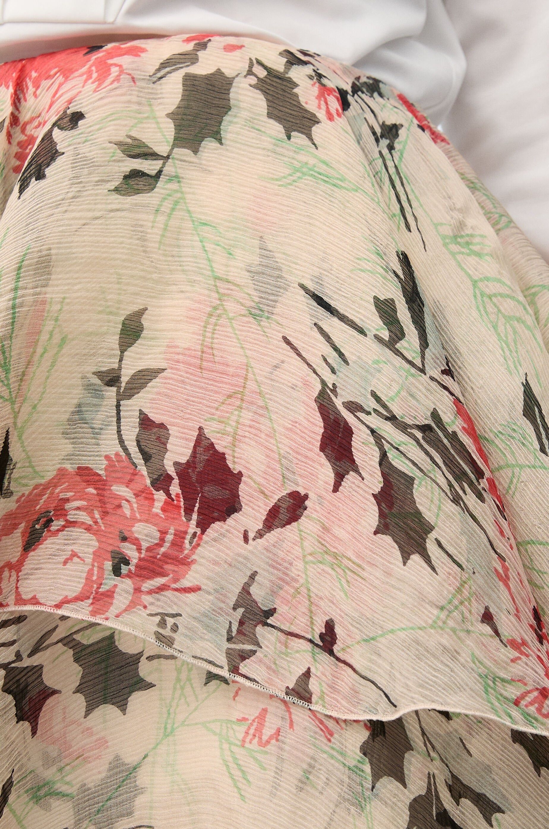 Loewe o1in1g0426 Skirt in Silk in Multicolor Size 25" / US 0 / IT 36 - 5 Thumbnail