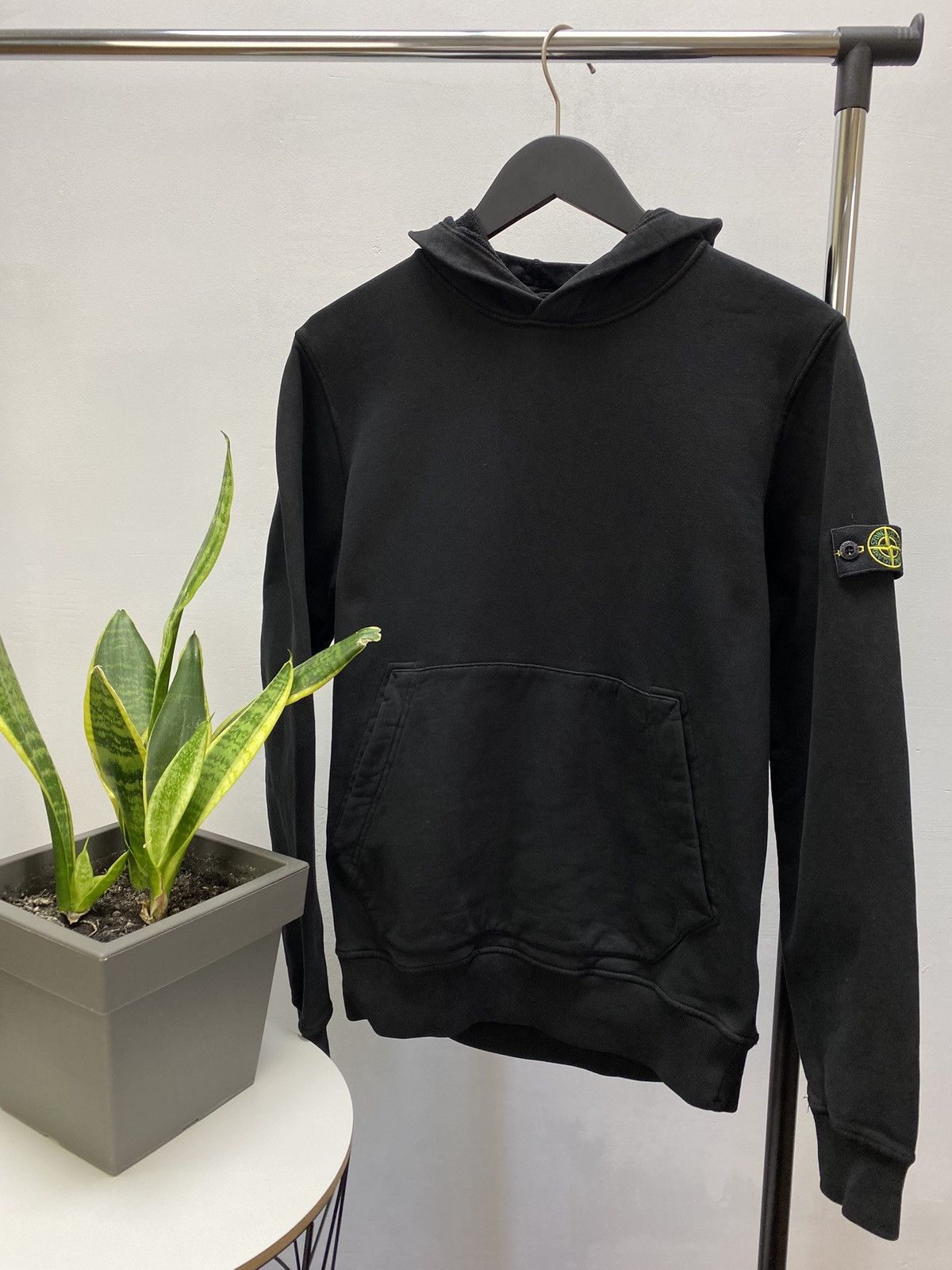 image of Stone Island Hoodie in Black, Men's (Size XS)