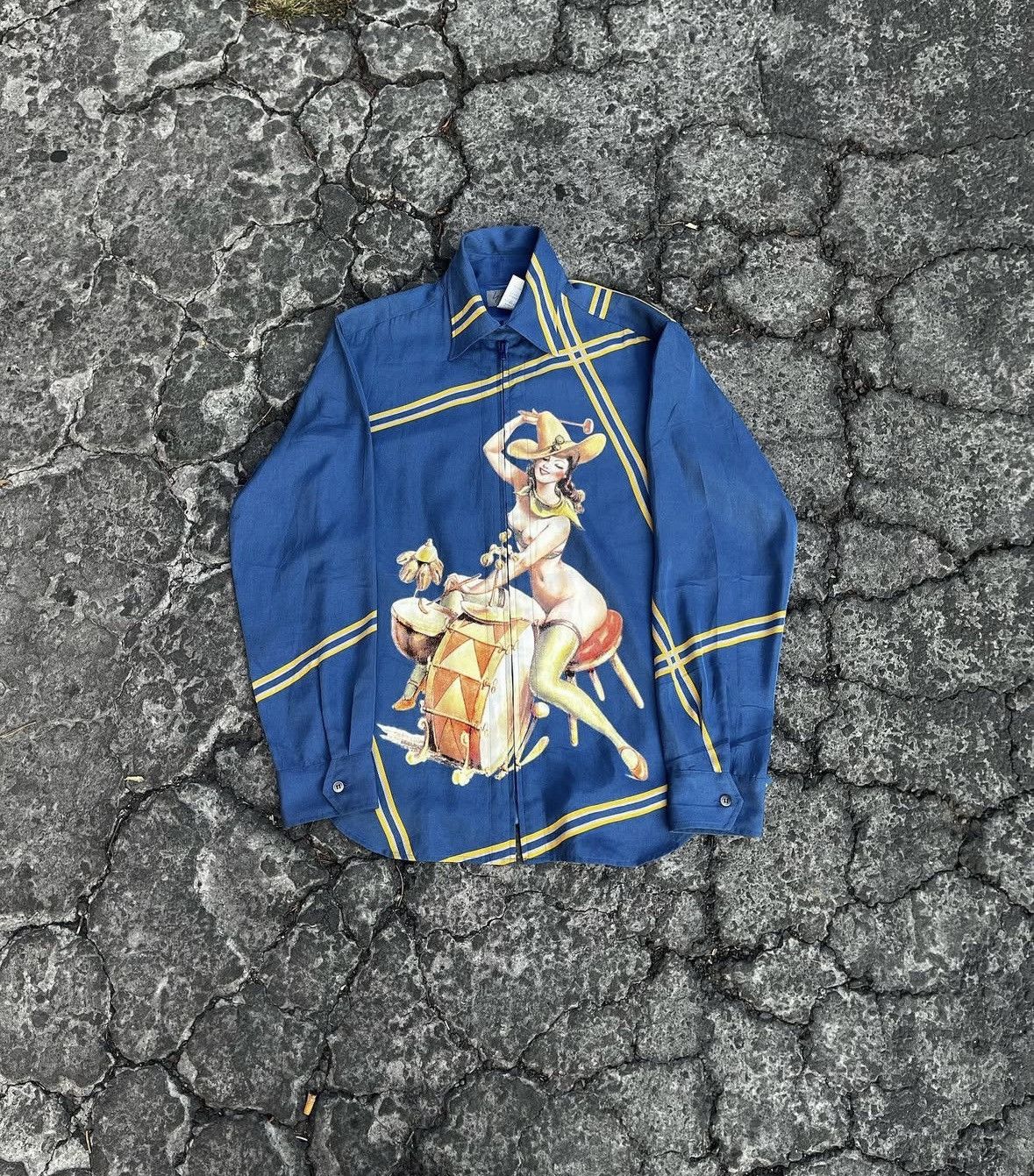 Yohji Yamamoto 2001 Concertina Girl Runway Zip Jacket