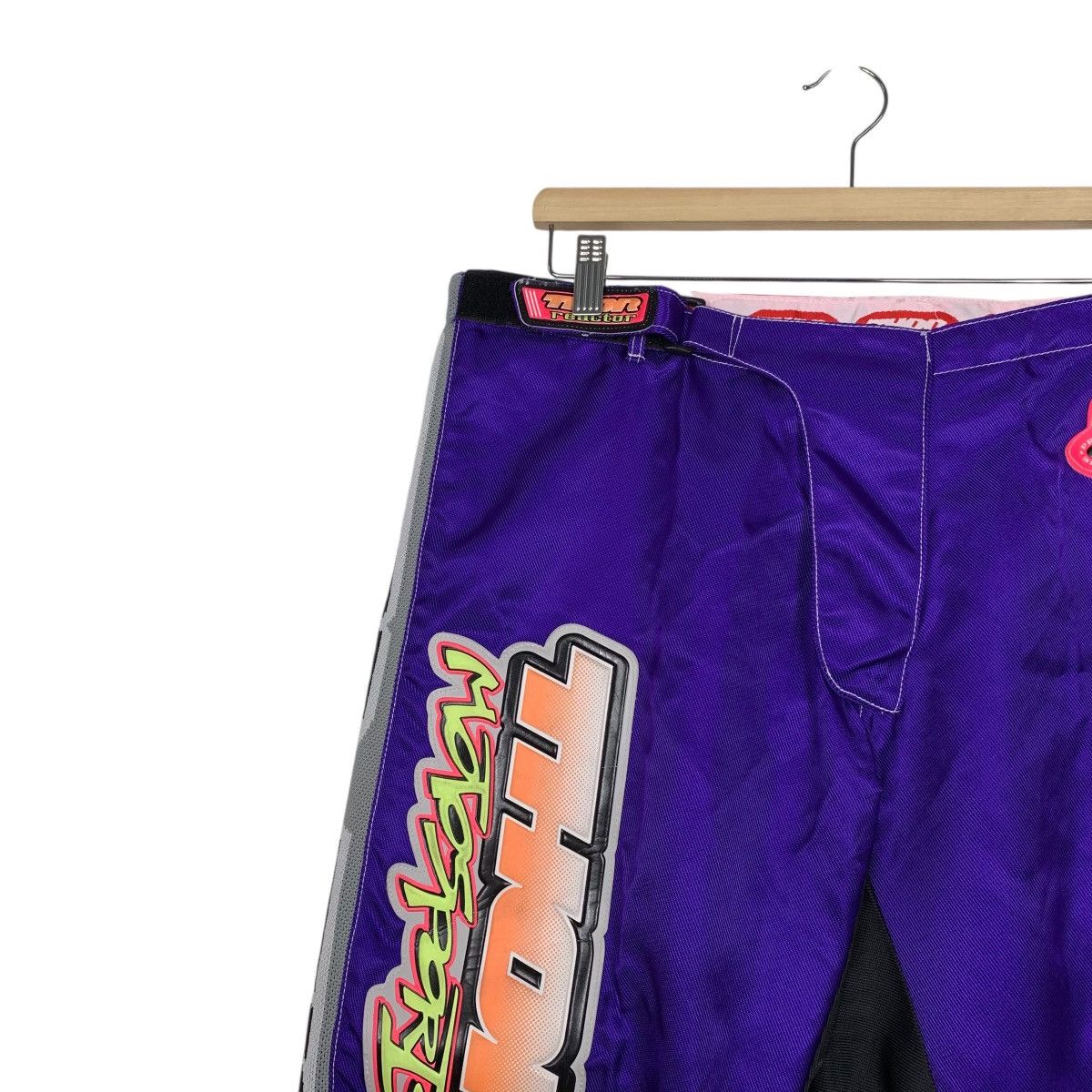 Other Vintage 90s Thor Reactor Motorcross Racing Pants Size US 34 / EU 50 - 6 Thumbnail