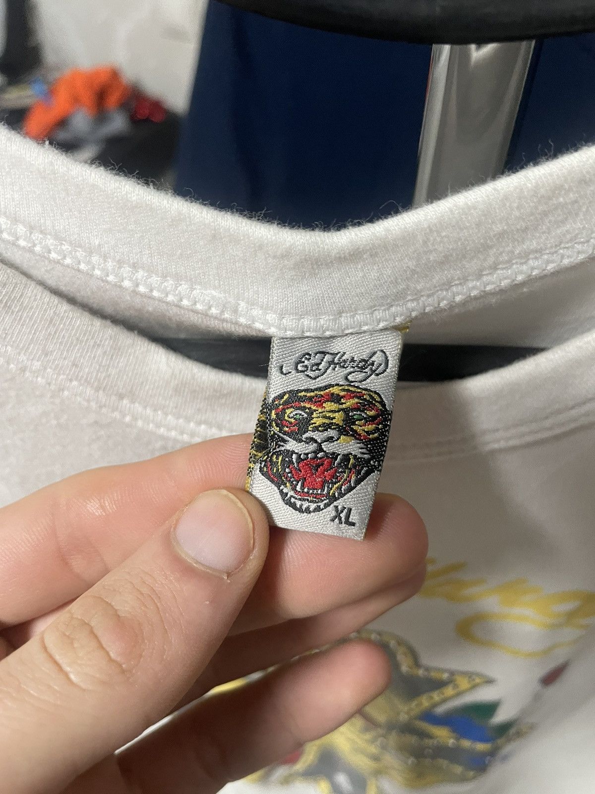Ed Hardy Vintage Ed Hardy Design Cross Skull Y2K Tee Don Big Logo Size US XL / EU 56 / 4 - 11 Thumbnail