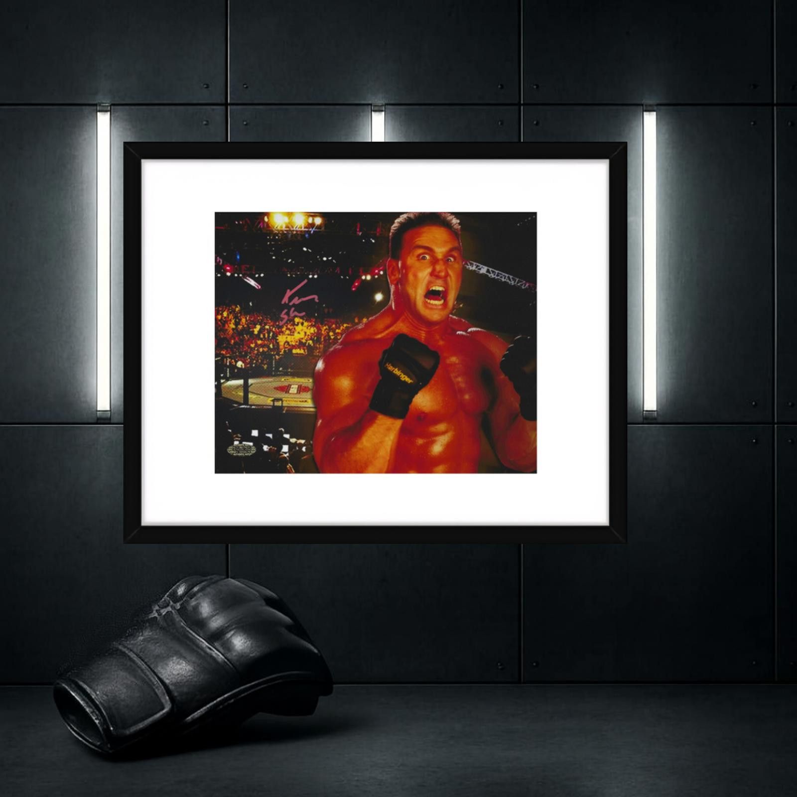 Other KEN SHAMROCK AUTOGRAPHED SIGNED 8X10 PHOTO COA W/Frame Size ONE SIZE - 1 Thumbnail