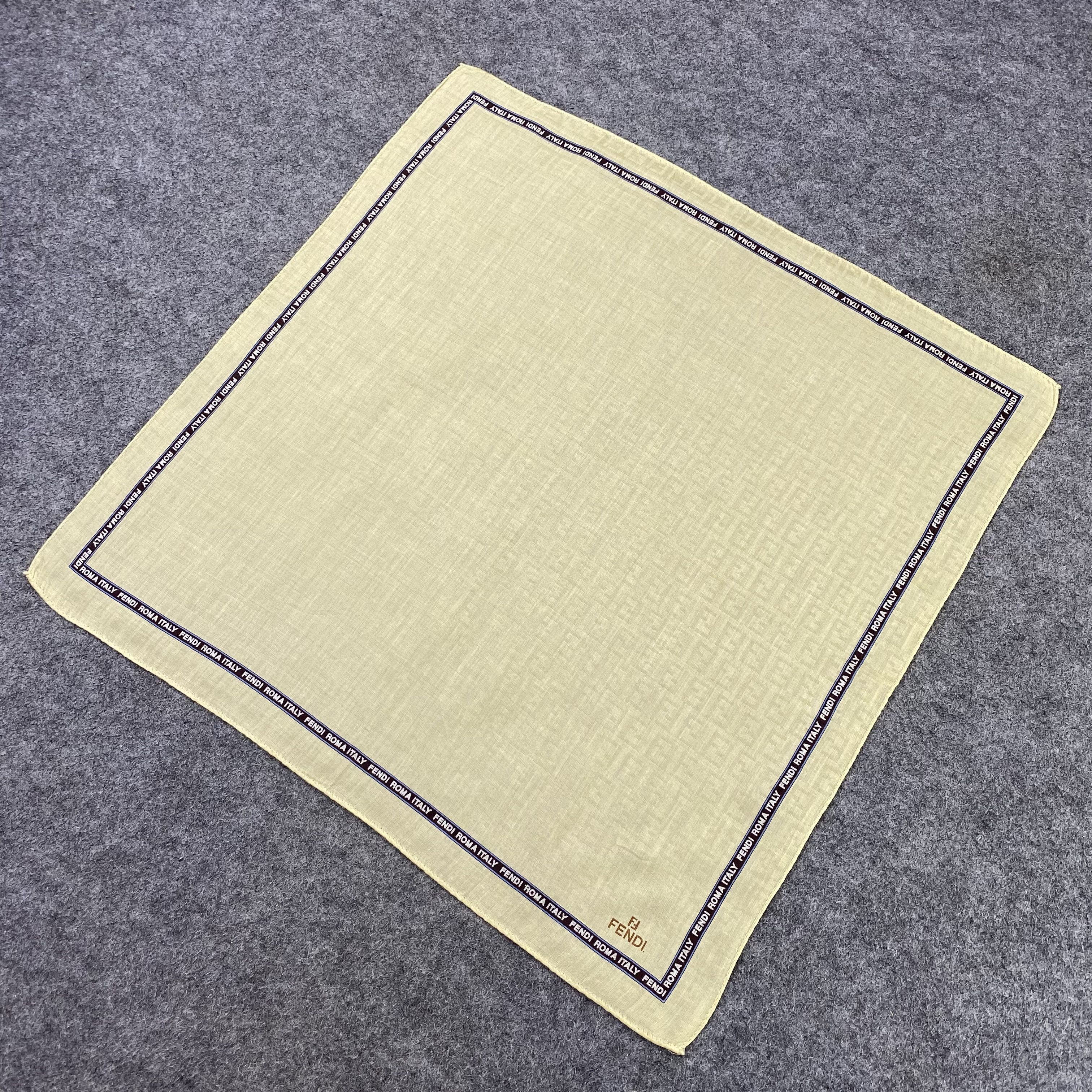 Fendi Fendi Handkerchief Neckerchief Bandana-B1670 Size ONE SIZE - 4 Thumbnail