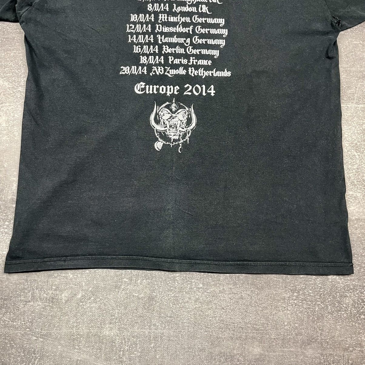 Band Tees Motörhead 2014 Tour Distressed Cotton T Shirt Size US L / EU 52-54 / 3 - 15 Thumbnail