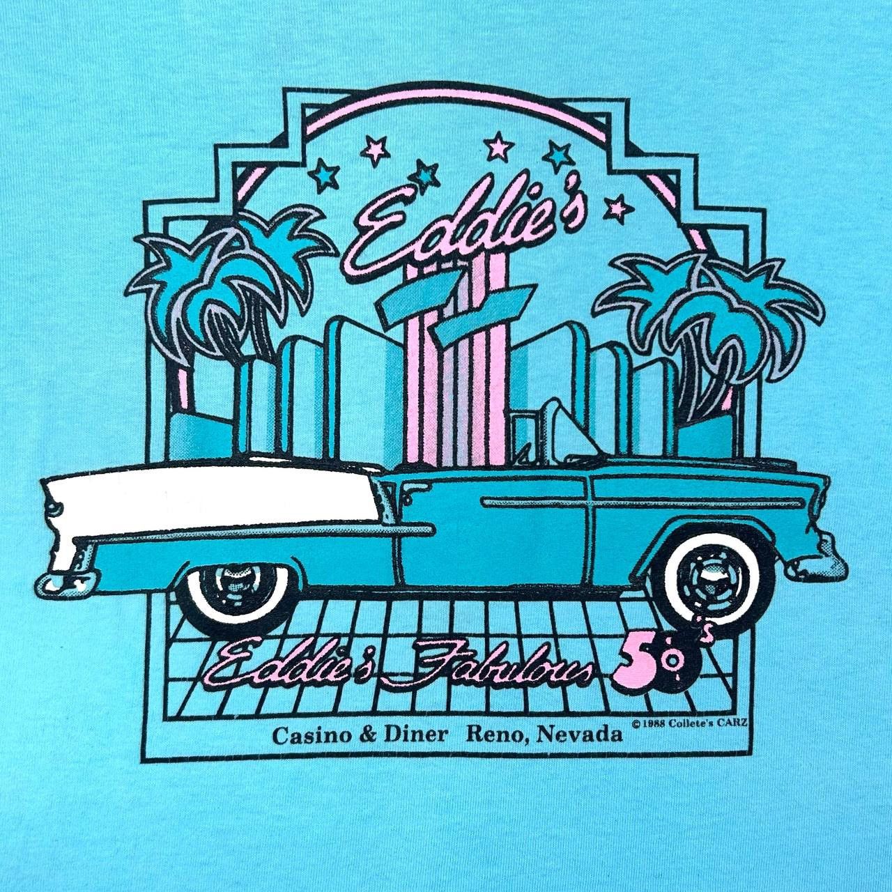 Vintage Vintage 80s “Eddie Fabulous” Casino Tees Size US M / EU 48-50 / 2 - 3 Thumbnail