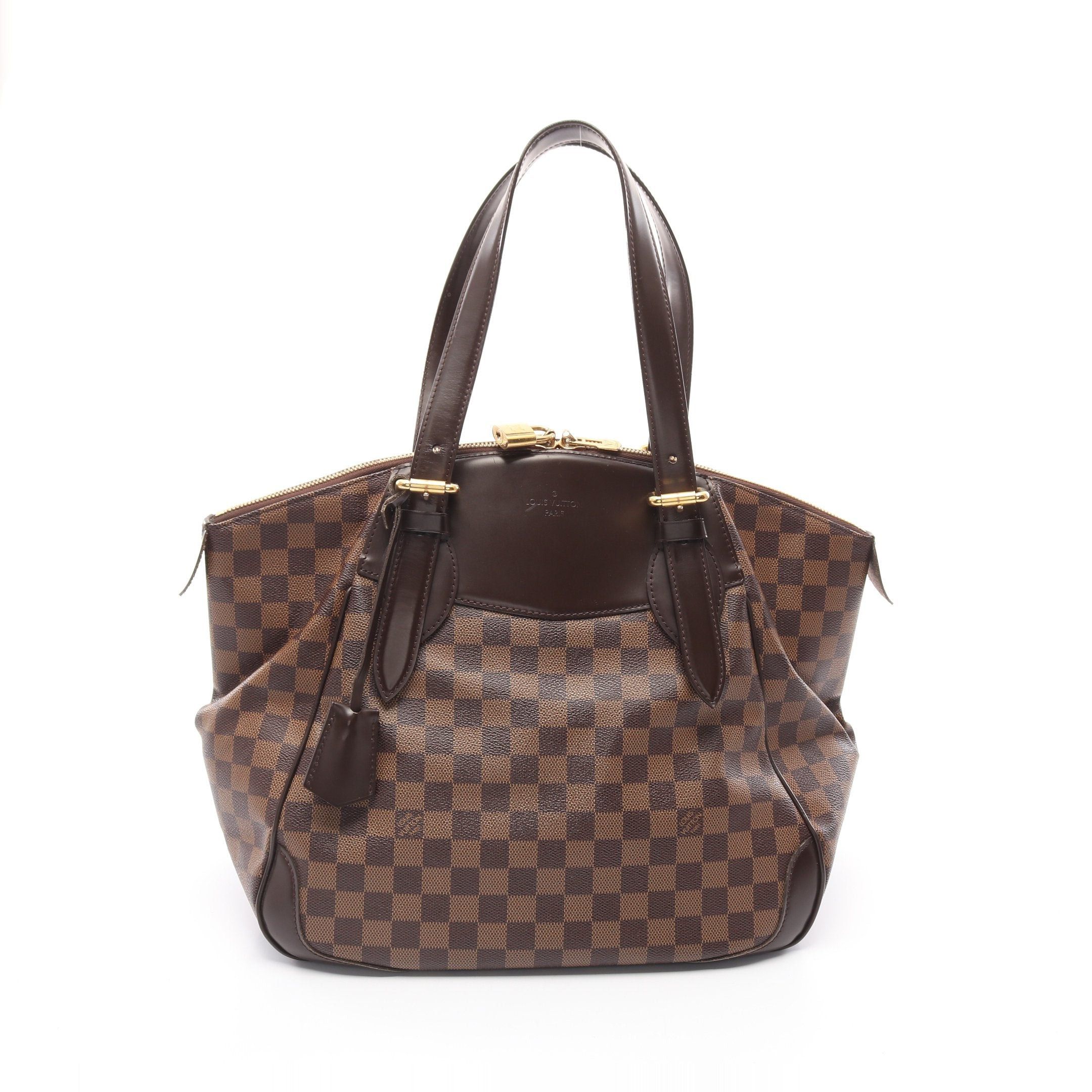Louis Vuitton Louis Vuitton Verona Gm Damier Ebene Shoulder Bag Leather Brown Size ONE SIZE - 1 Thumbnail