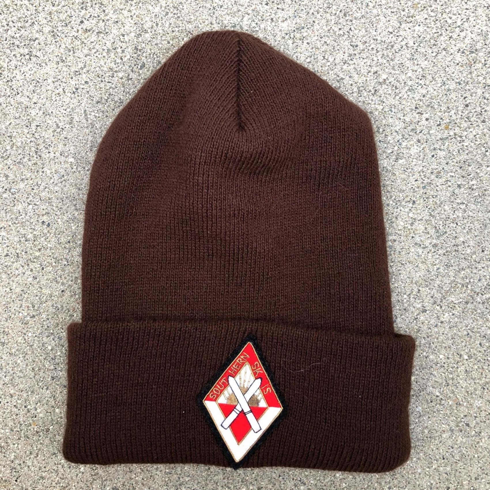 Crown Cap VINTAGE Pokemon SOUTHERN SKIES Beanie Hat Men One Size Cuffed Brown Cap Size ONE SIZE - 5 Thumbnail