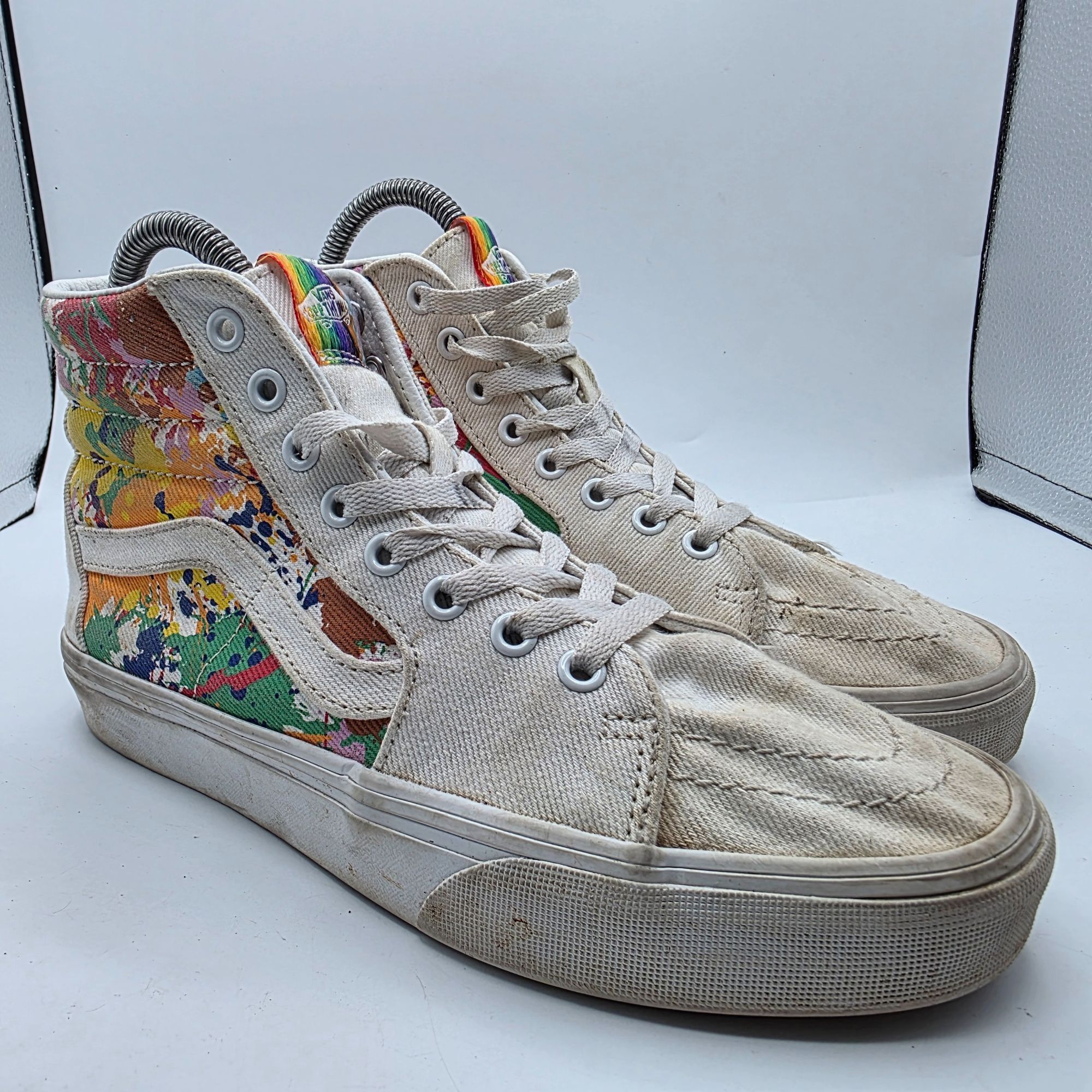 Vans Vans Sk8-Hi Together As Ourselves Womens Size 8.5 White Snea Size US 8.5 / IT 38.5 - 1 Thumbnail