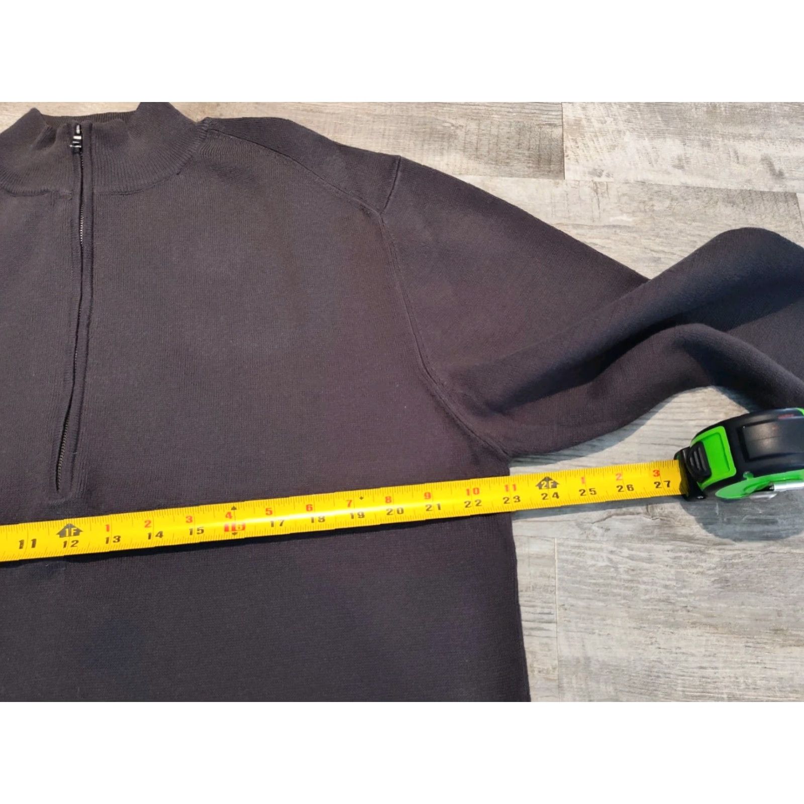 Vintage VINTAGE Slazenger Men's Golf Sweater Pullover Half Zip Casual Dressy L Brown Cotton Nylon Size US L / EU 52-54 / 3 - 7 Thumbnail