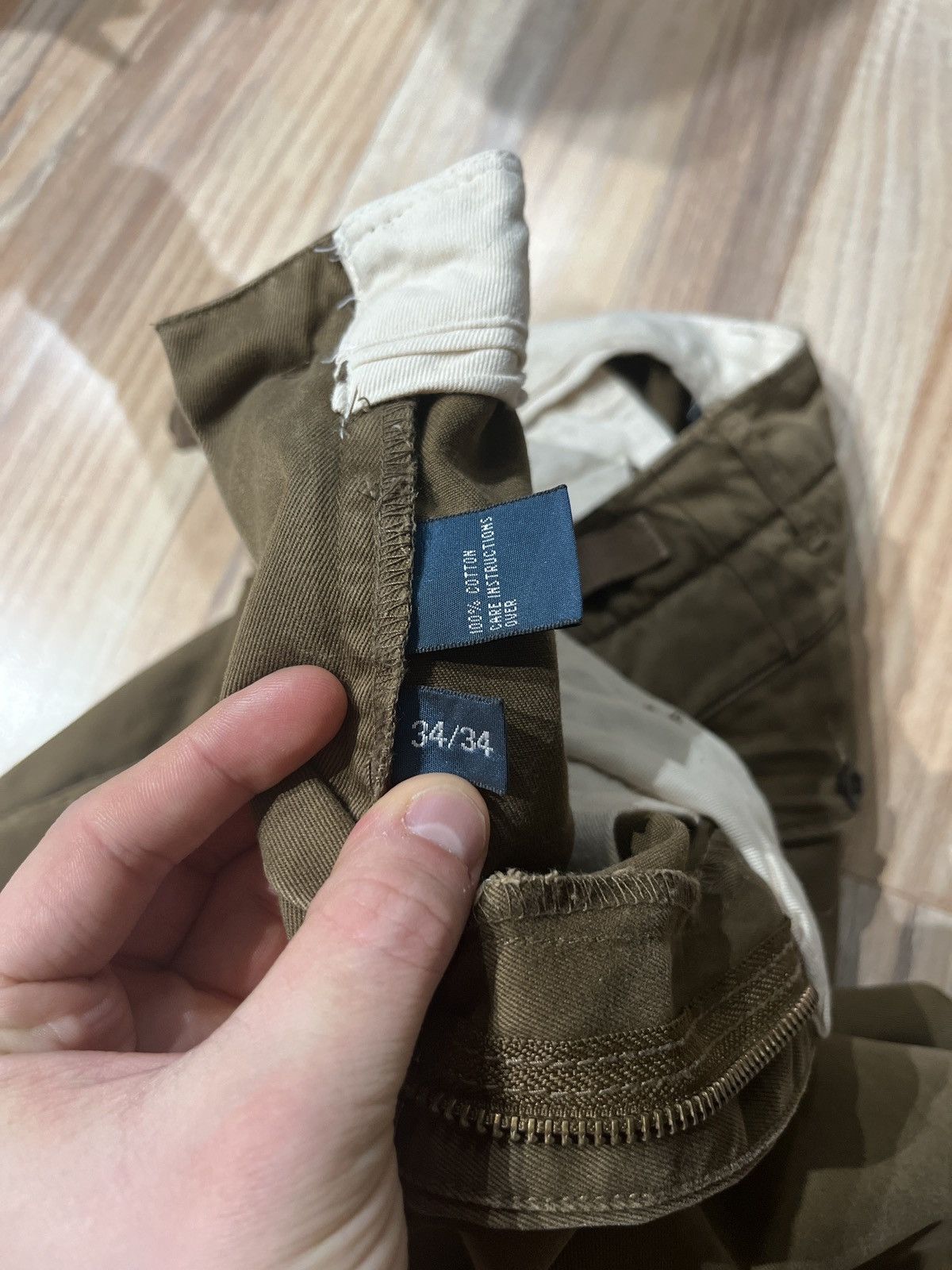 Polo Ralph Lauren × Vintage Vintage Polo Ralph Lauren classic distressed pants trousers Size US 34 / EU 50 - 17 Thumbnail