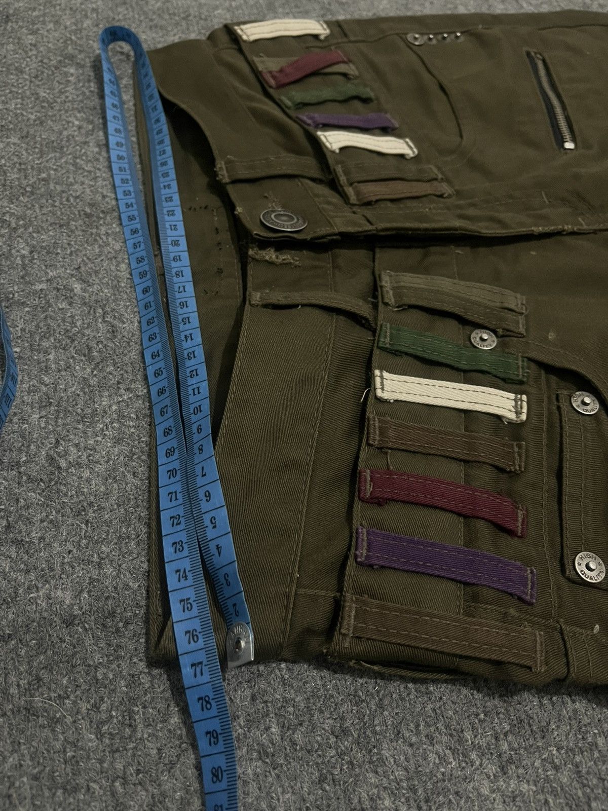 Le Grande Bleu (L.G.B.) Vintage Japanese Brand F2D Zippered Knickers Cargo Size US 30 / EU 46 - 12 Thumbnail