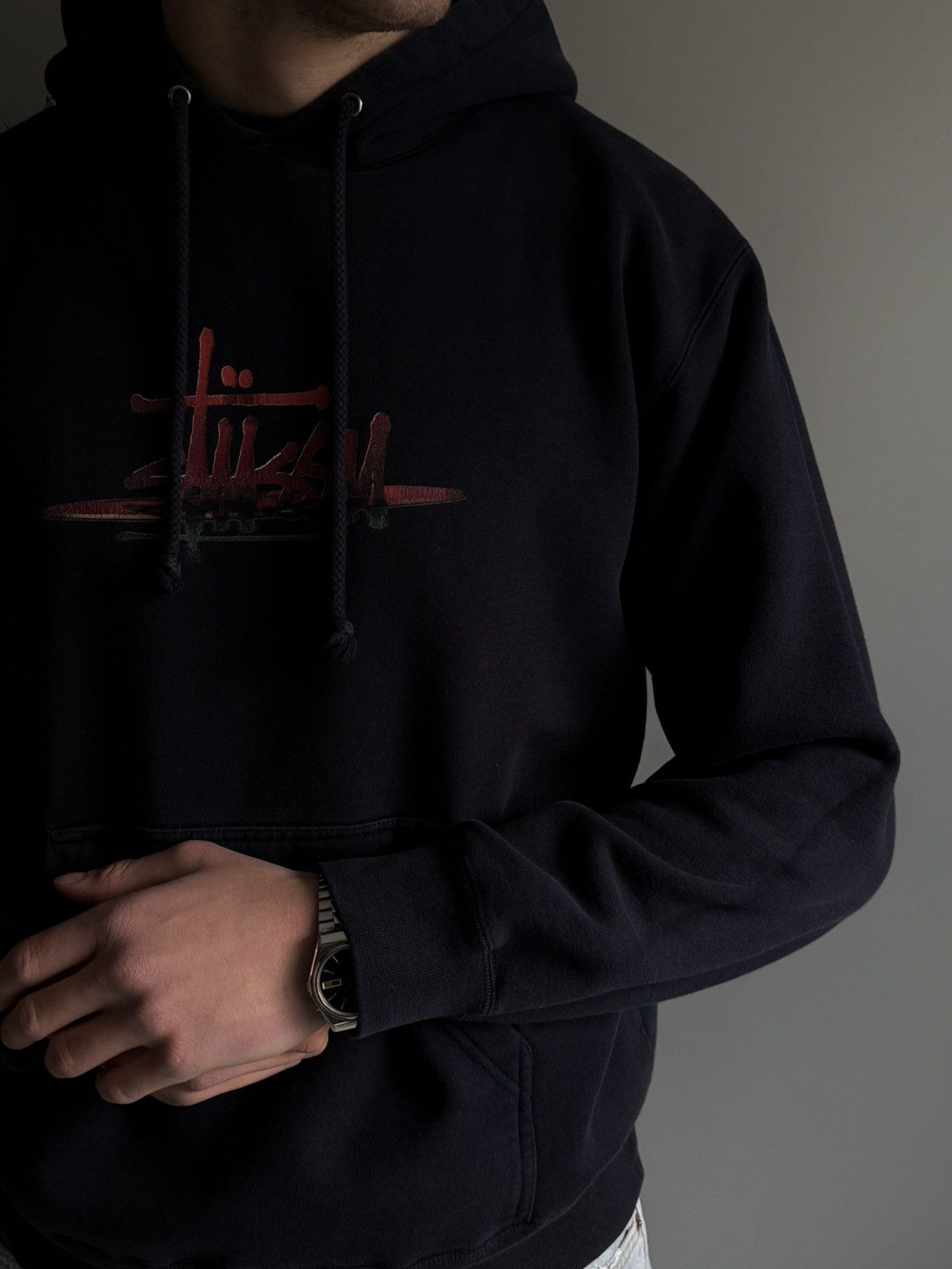 Stussy Stussy Vintage U.S.A Big Logo Hoodie Size US S / EU 44-46 / 1 - 6 Thumbnail