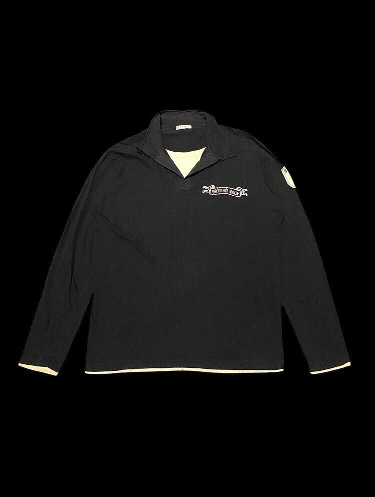 If Six Was Nine × Japanese Brand × Le Grande Bleu (L.G.B.) 🖤Double Layer Adobe British Rock Longsleeve ~ IfSixWasNine🖤 Size US XXL / EU 58 / 5 - 1 Thumbnail